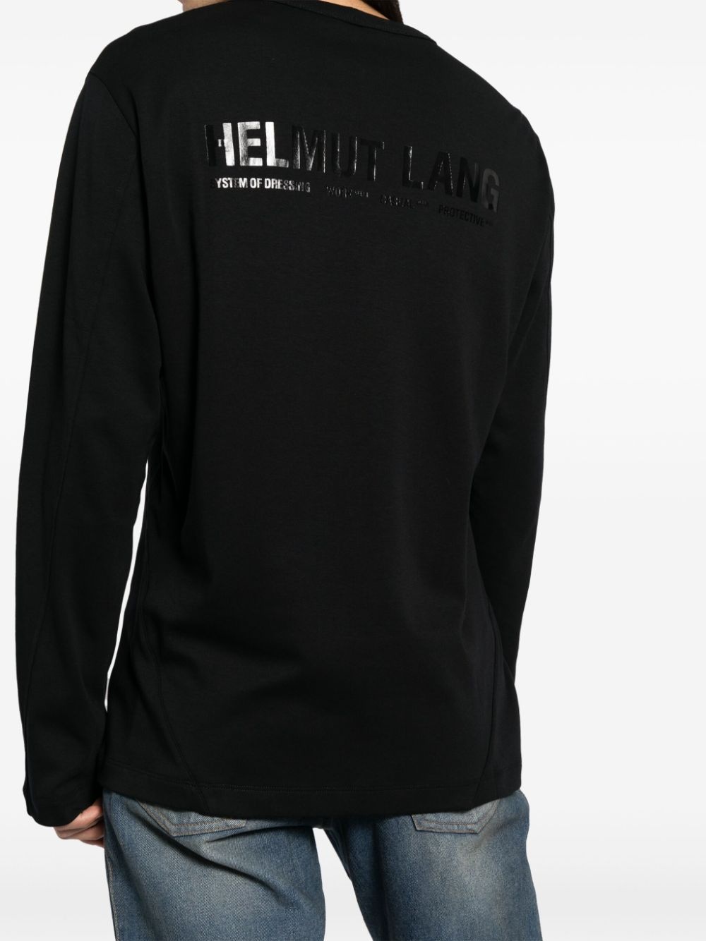 logo-print long-sleeved T-shirt - 5