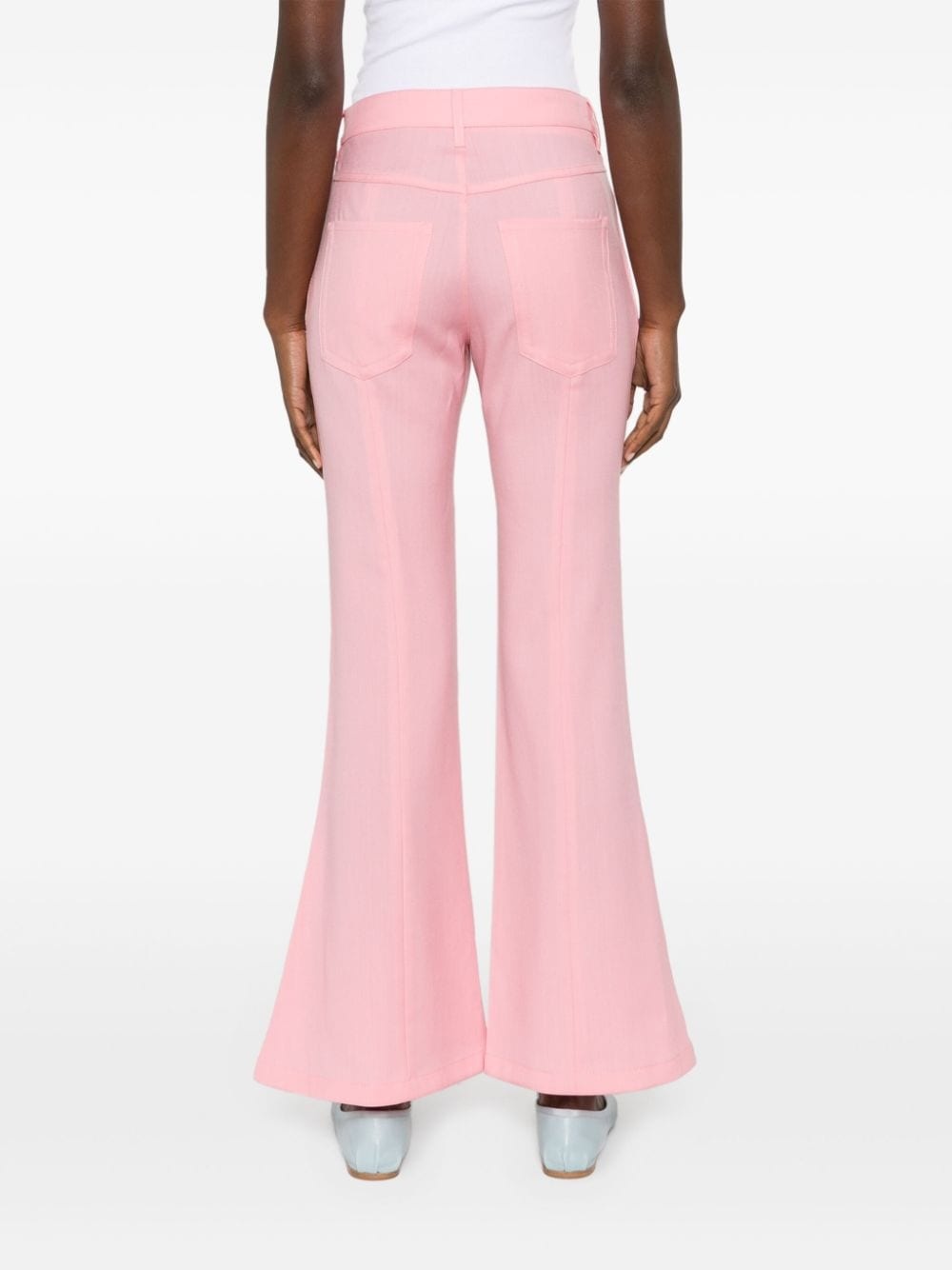 grain de poudre flared trousers - 4