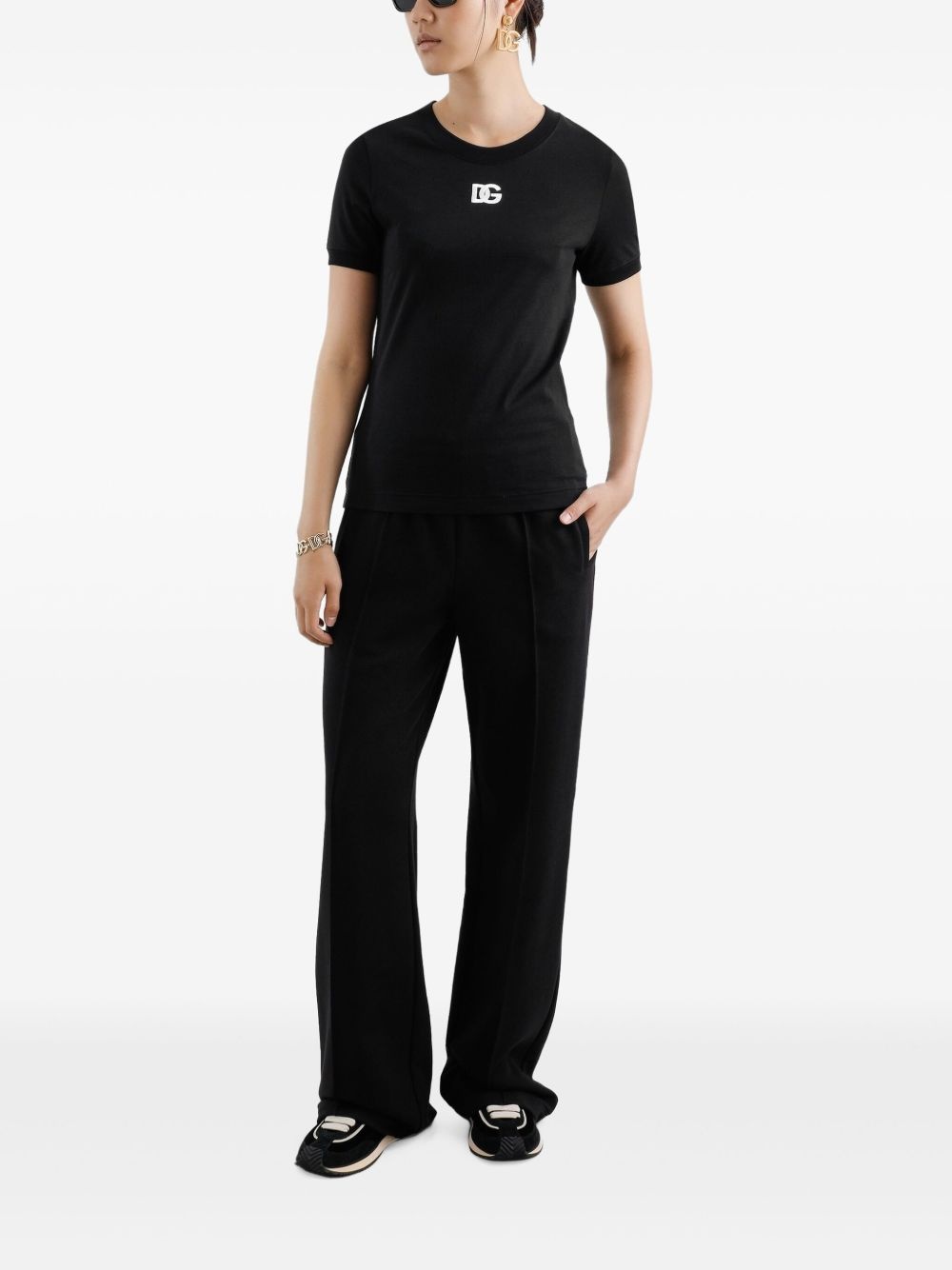DG logo-embroidered jersey T-shirt - 2