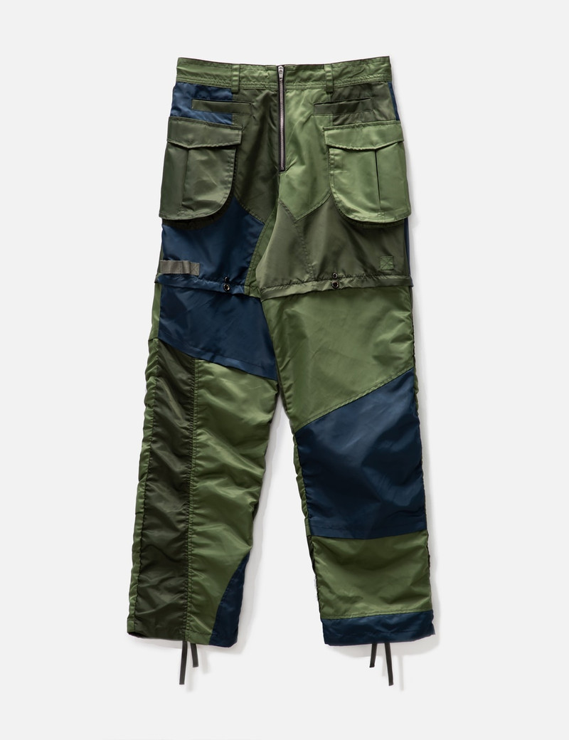 DETACHABLE PATCHWORK CARGO PANTS 1