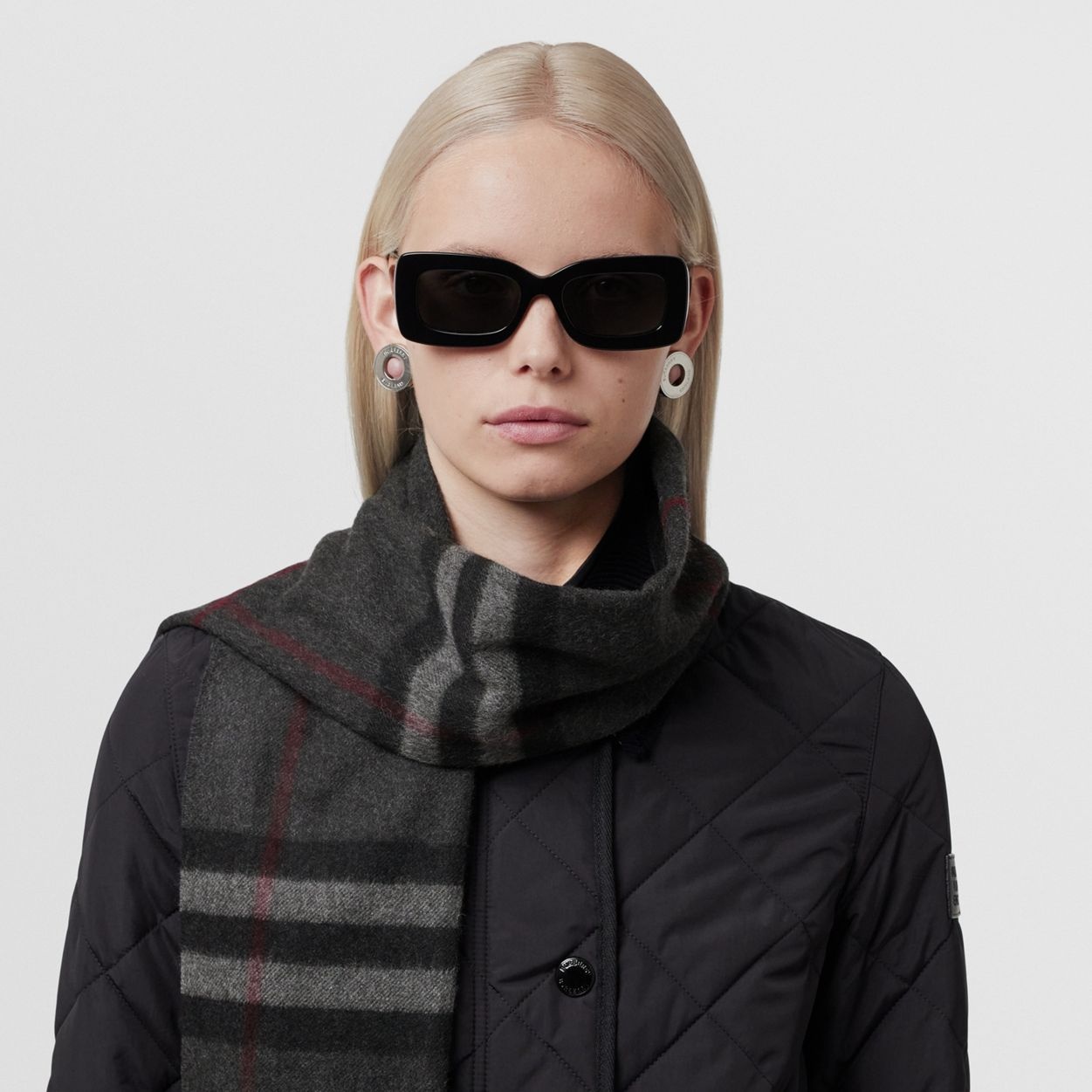 The Classic Check Cashmere Scarf - 3