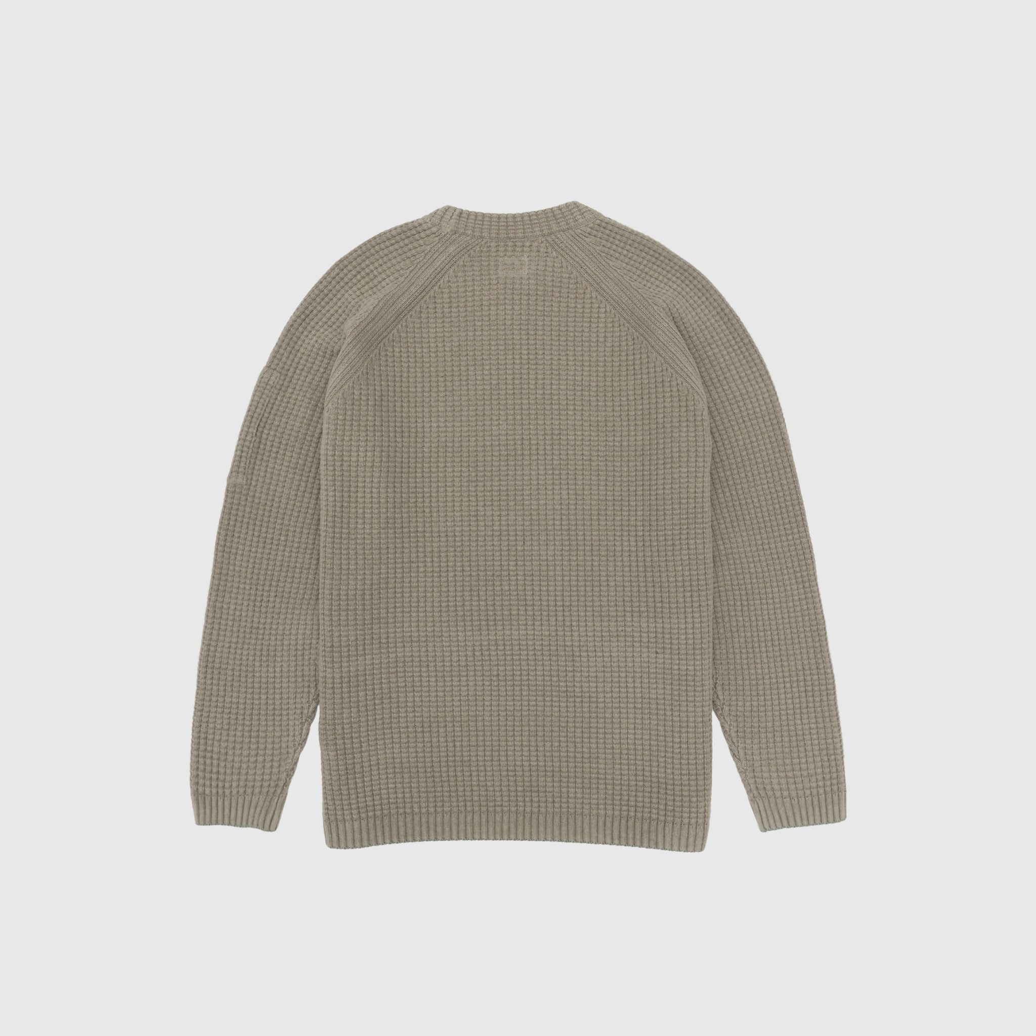 COTTON CHENILLE KNIT CREWNECK SWEATER - 5