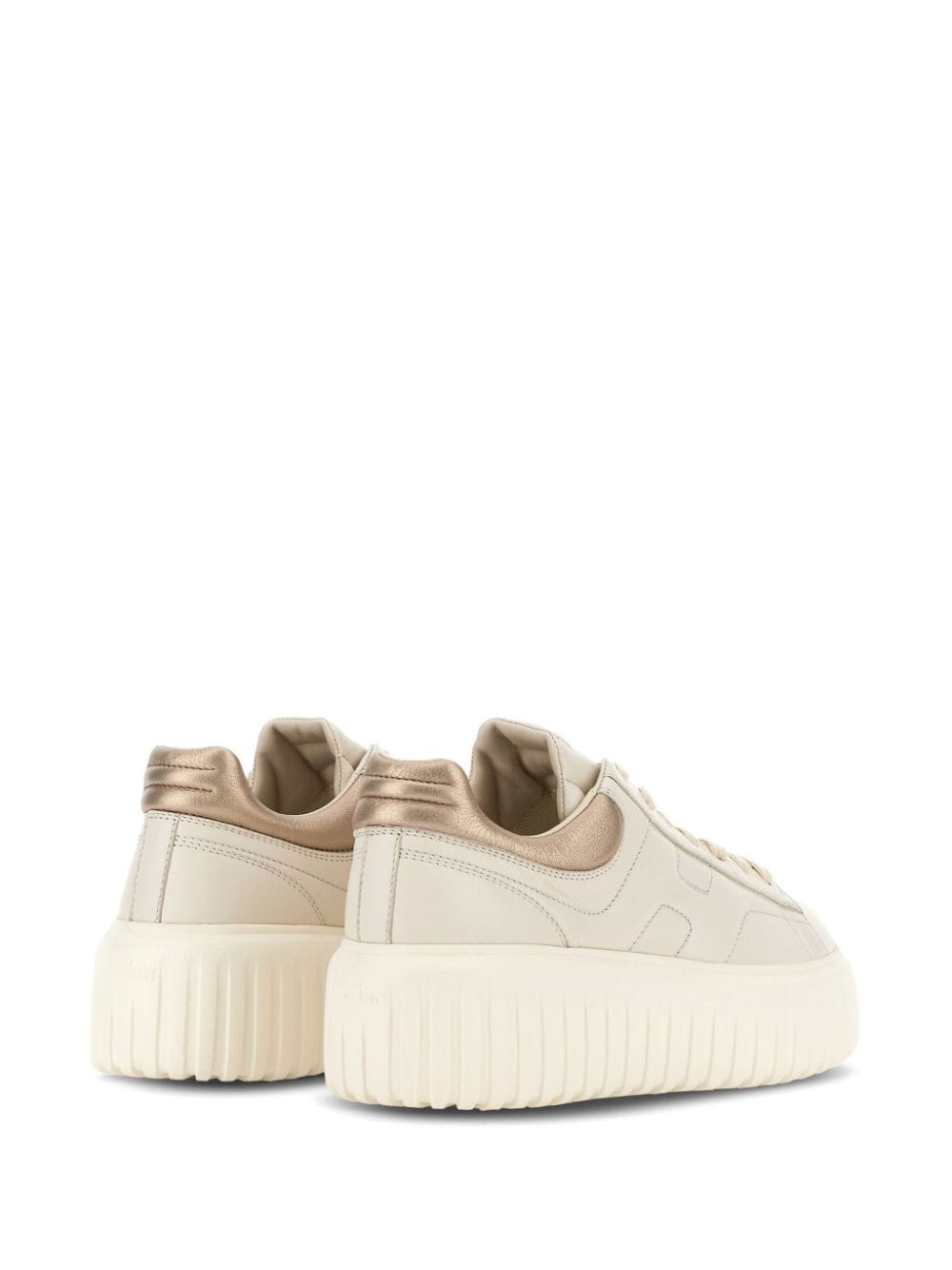 H-Stripes lace-up leather sneakers - 3