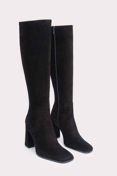 BY FAR Tia Black Suede Leather outlook