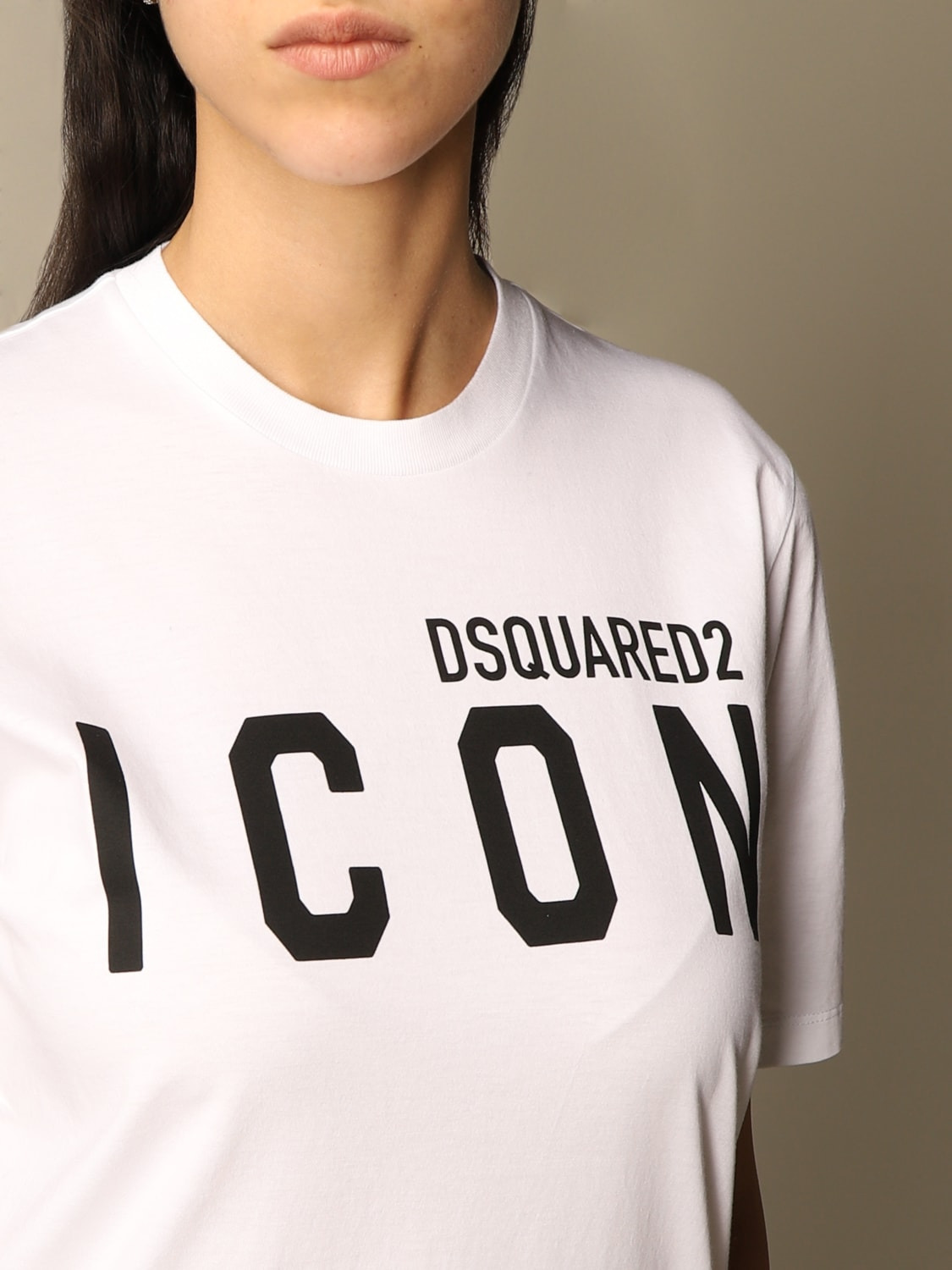 Dsquared2 cotton T-shirt with Icon logo - 5