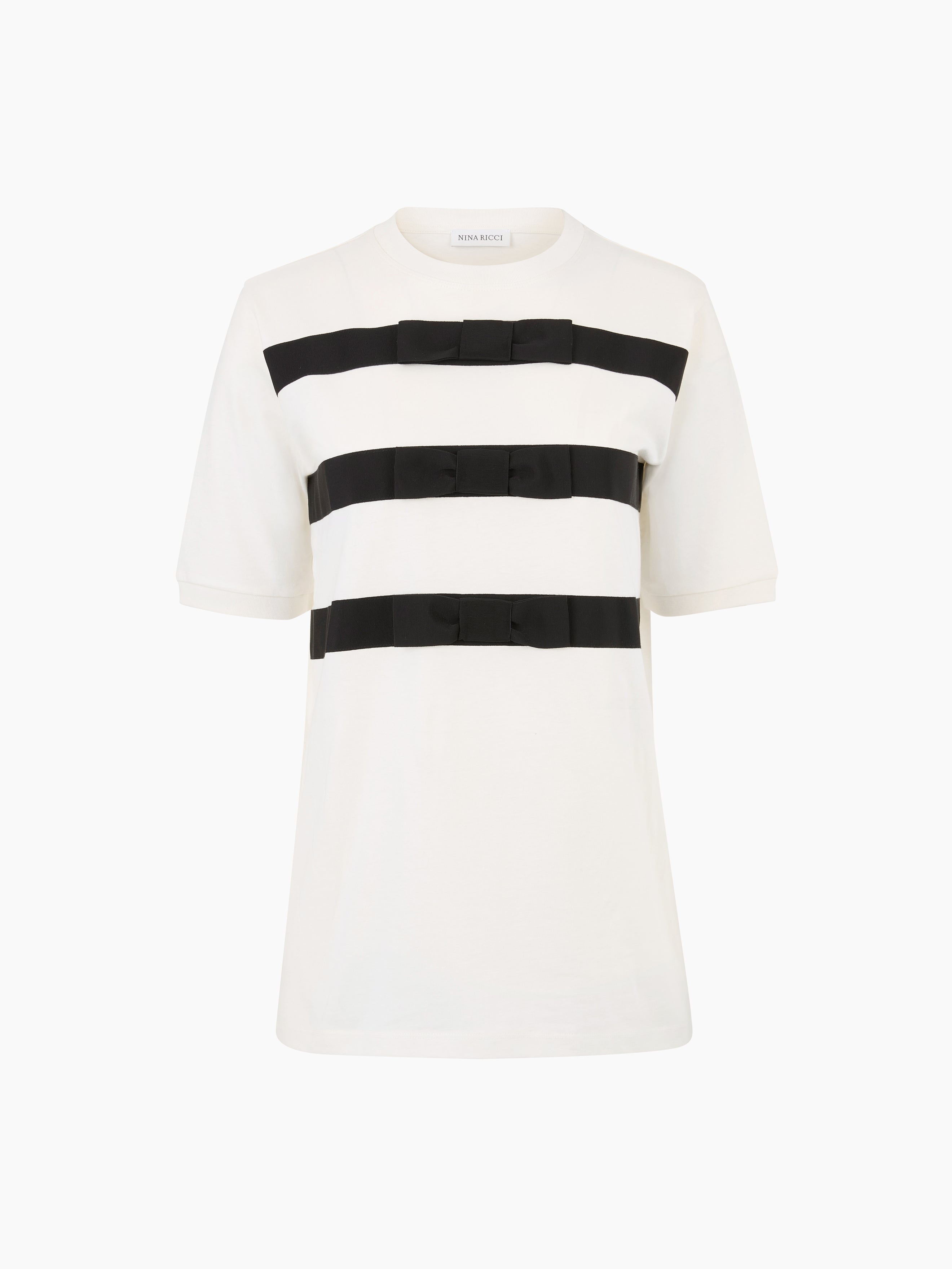 T-SHIRT WITH BOW DETAILS - 5