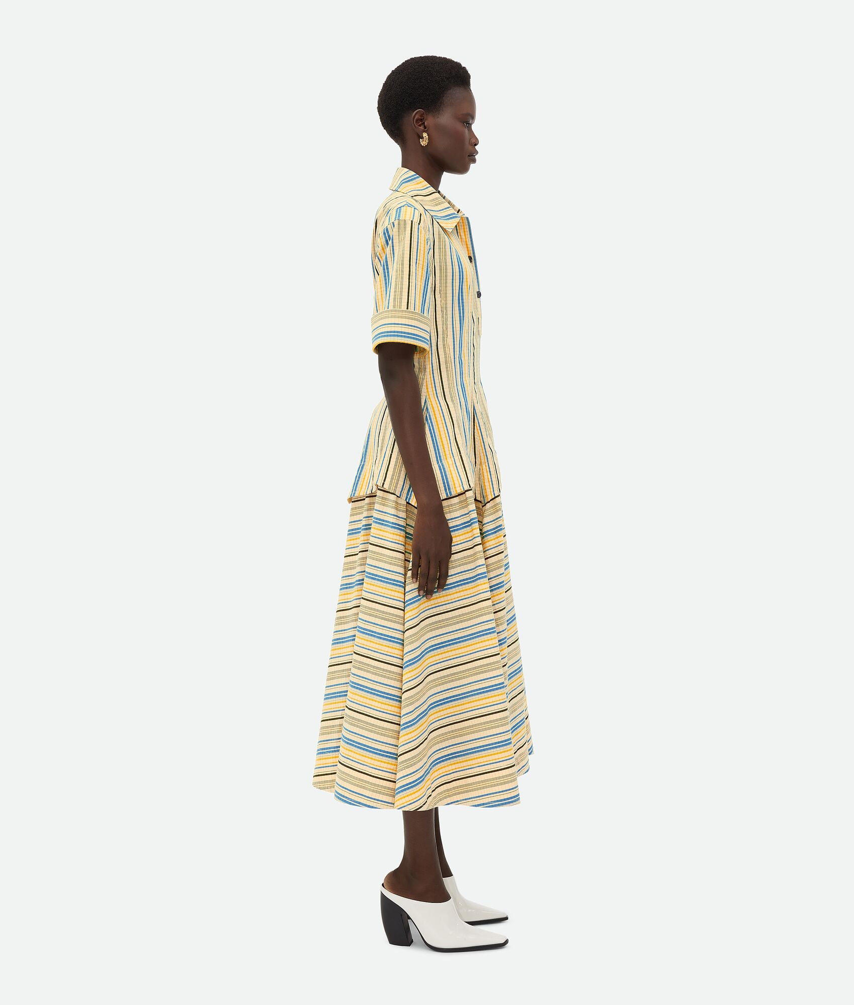 Checked Cotton Dress - 2