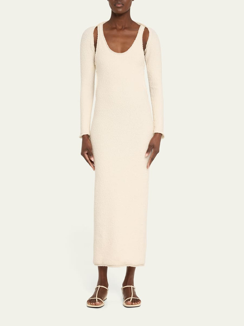 AISLING CAMPS Pebble Cutout Merino Wool Dress outlook