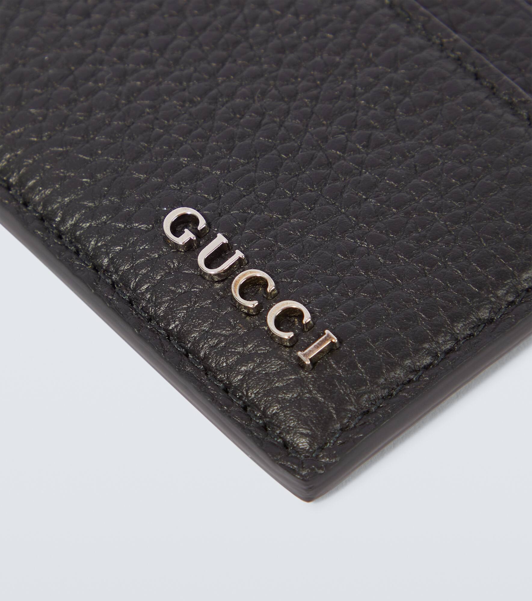 Logo leather card holder - 2