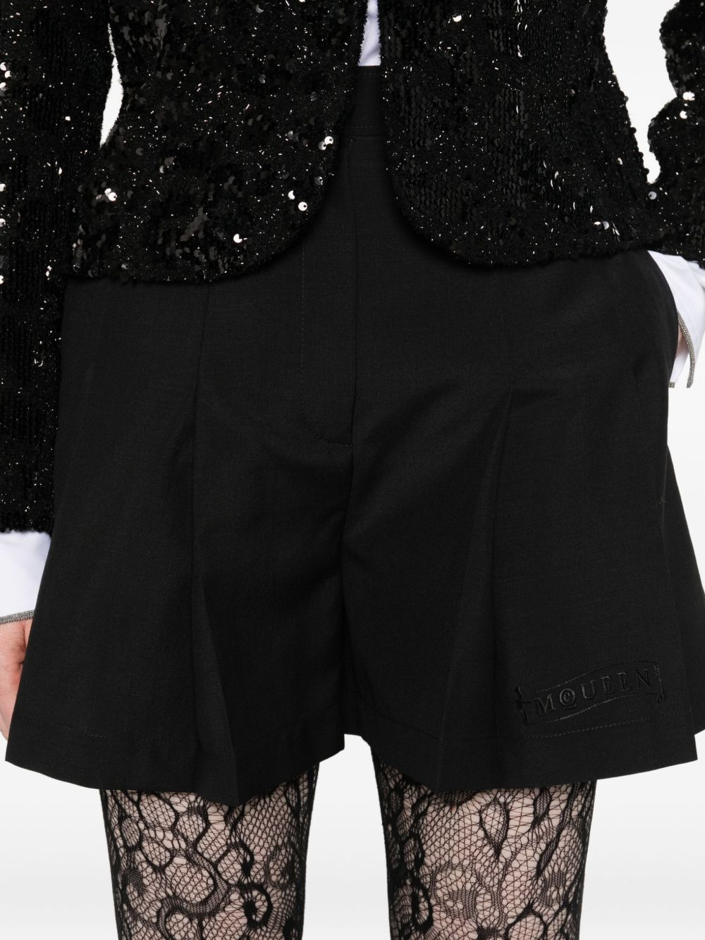 pleated shorts - 5