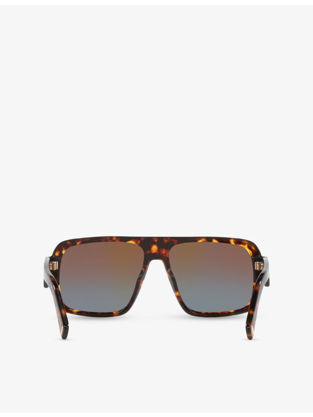 TR001833 Pilot-Frame Tortoiseshell Acetate Sunglasses - 3