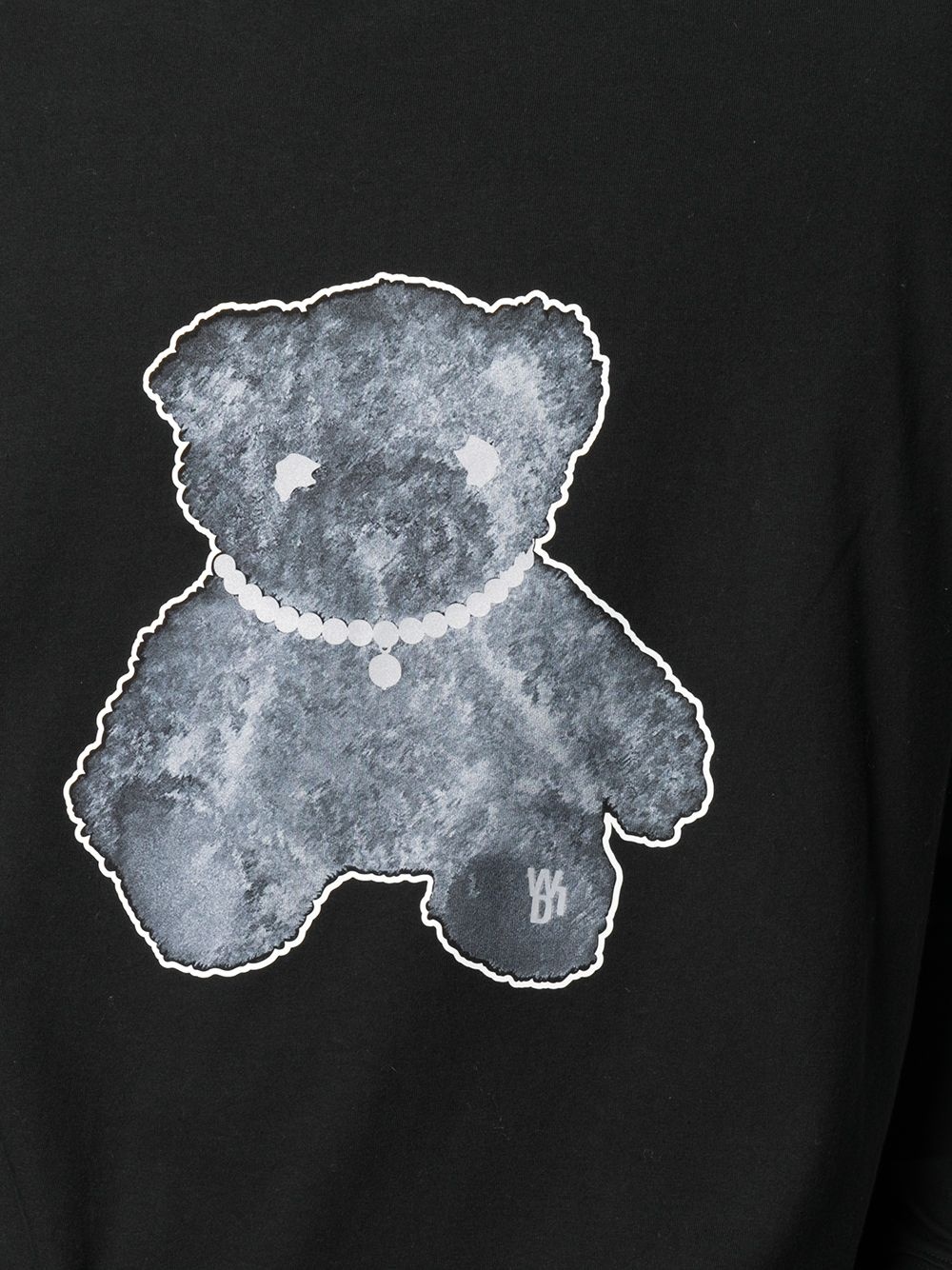 teddy print long-sleeved jumper - 5