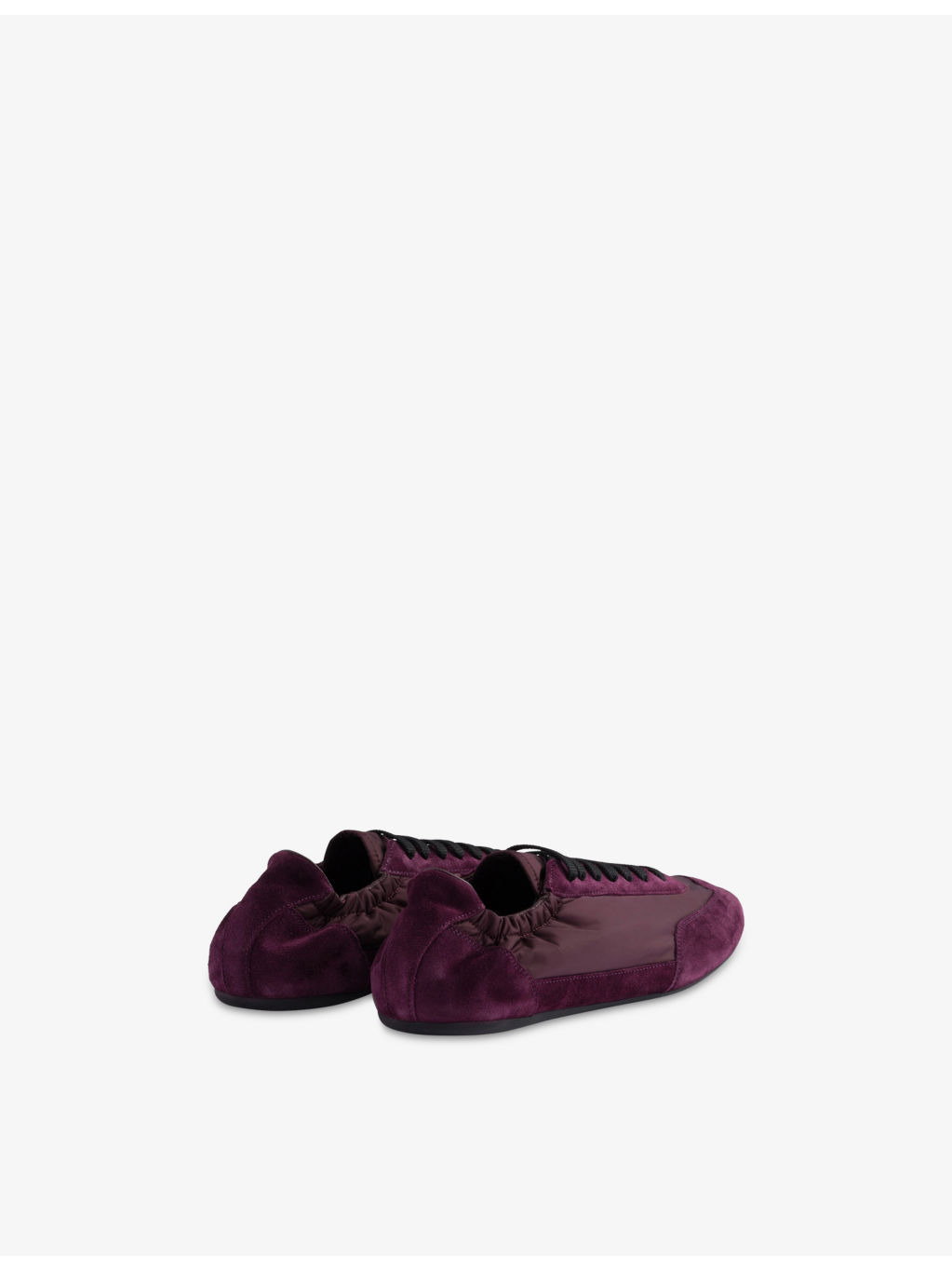 Collapse Re-Nylon and Suede Low-Top Trainers - 4