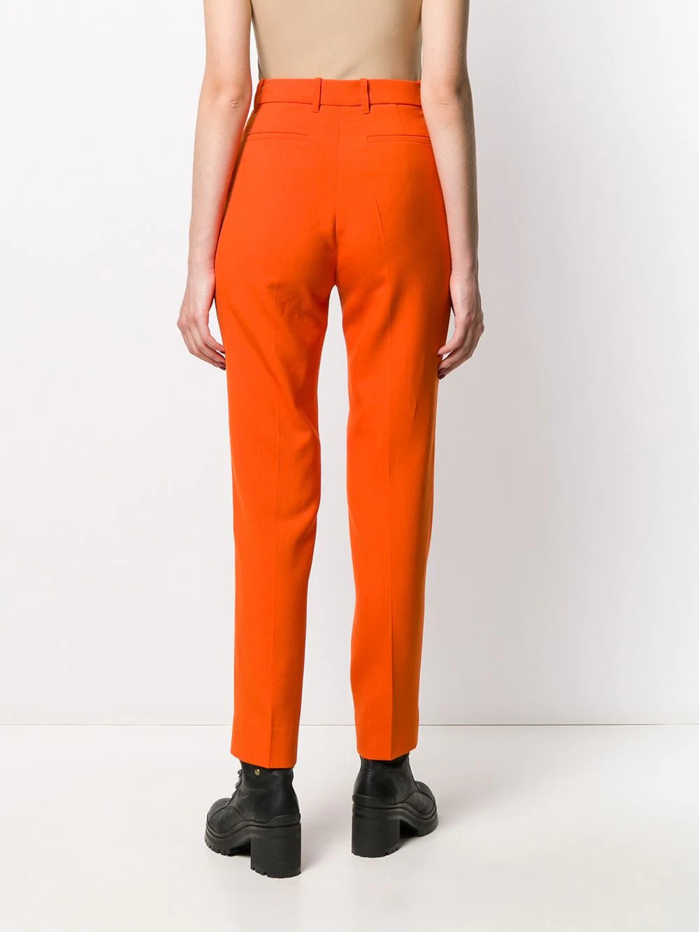 high-rise tapered trousers - 4