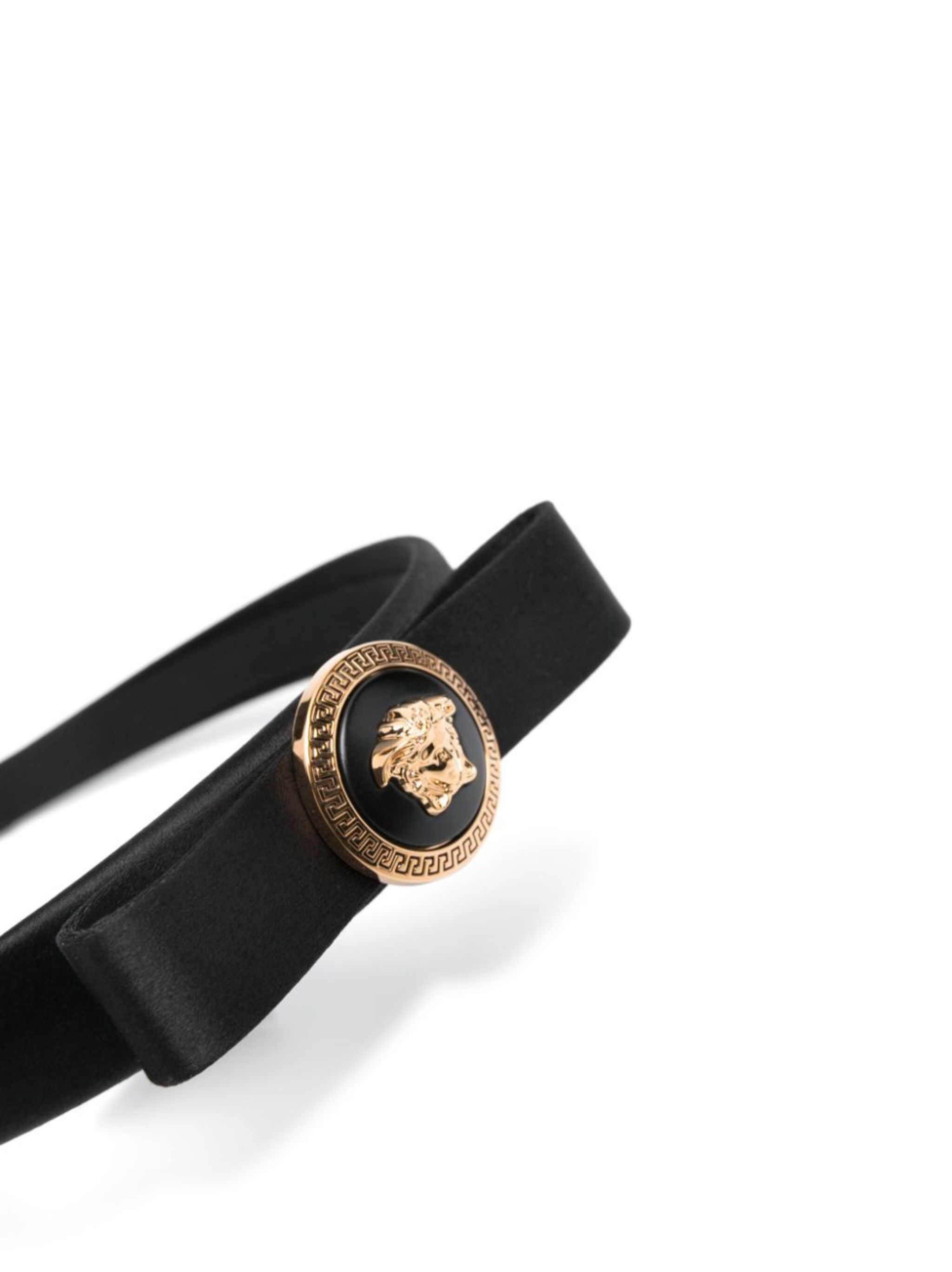 【関税＆送料込み】Versace Medusa Headband Versace - Silver Medusa Headband