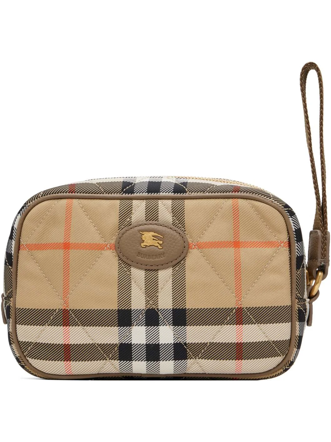Beige Horseshoe Pouch - 1