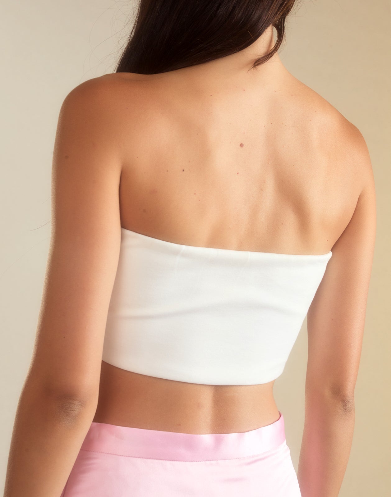 Gradient Organza Flower Bandeau - 3