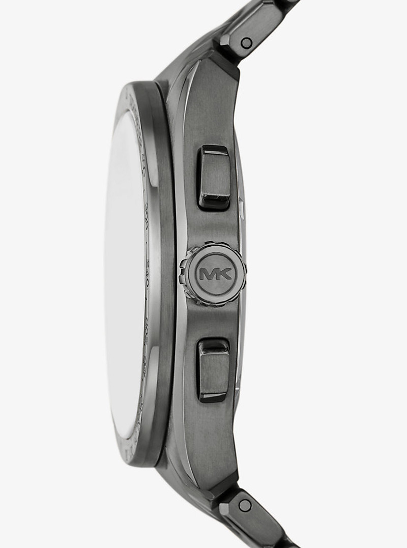 MICHAEL KORS Oversized Accelerator 2.0 Gunmetal Watch outlook