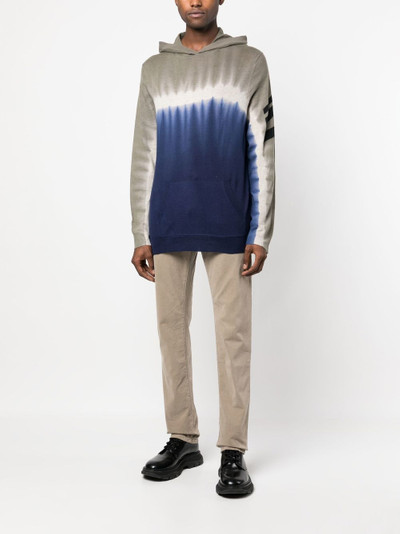 Zadig & Voltaire tie-dye cashmere hoodie outlook