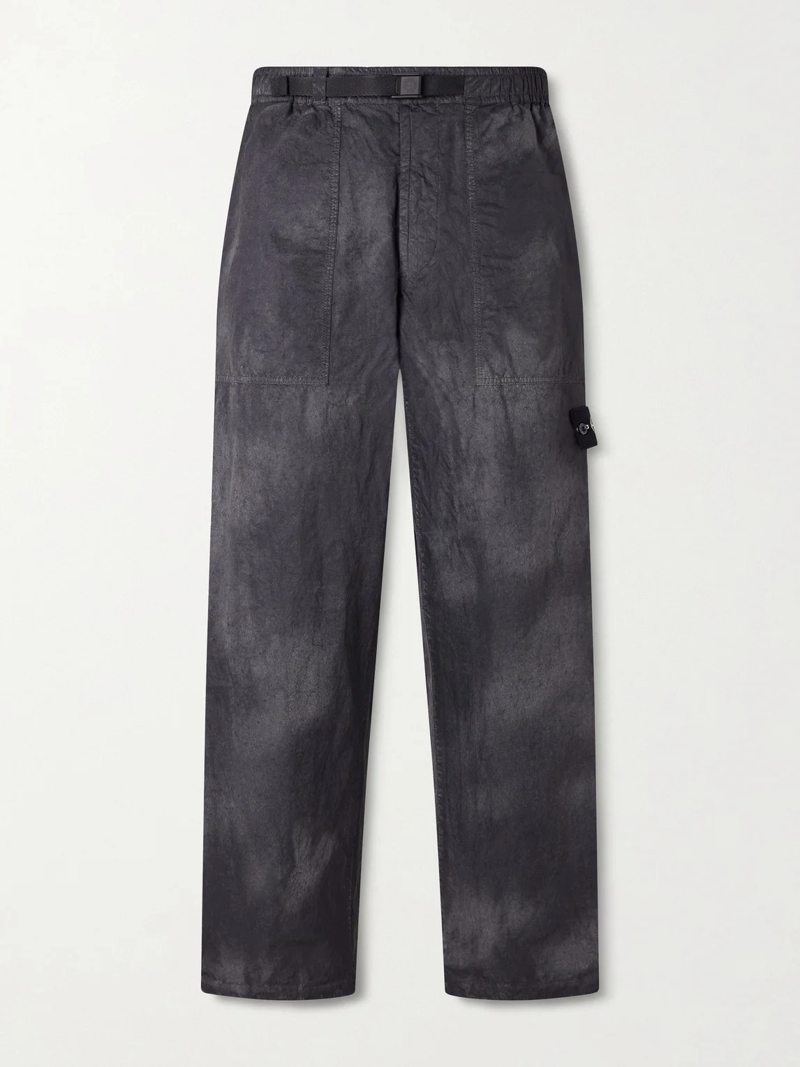 Tapered Reflective Nylon Trousers - 1