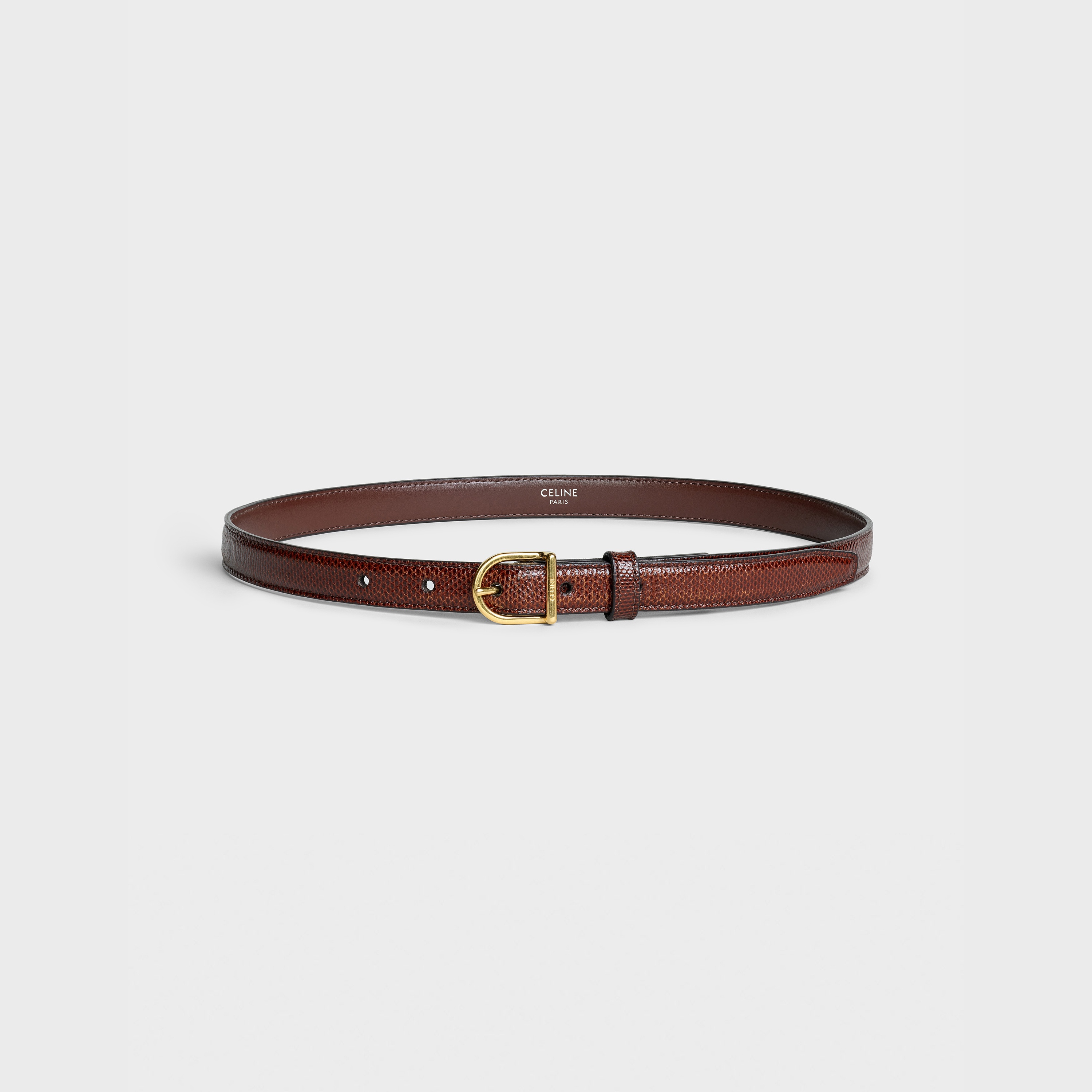 6 Belt with rounded buckle in Karung - 3