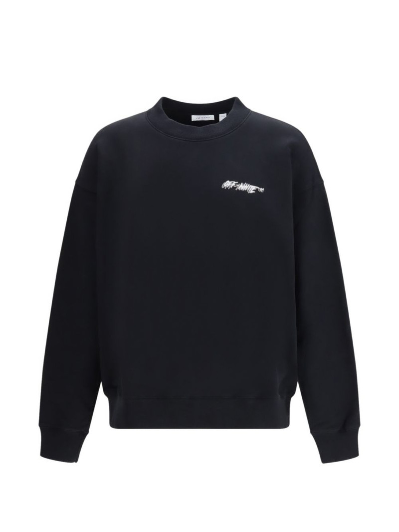 logo crew-neck sweatshirt 1