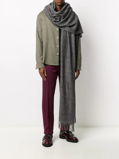 UNDERCOVER plaid check scarf outlook