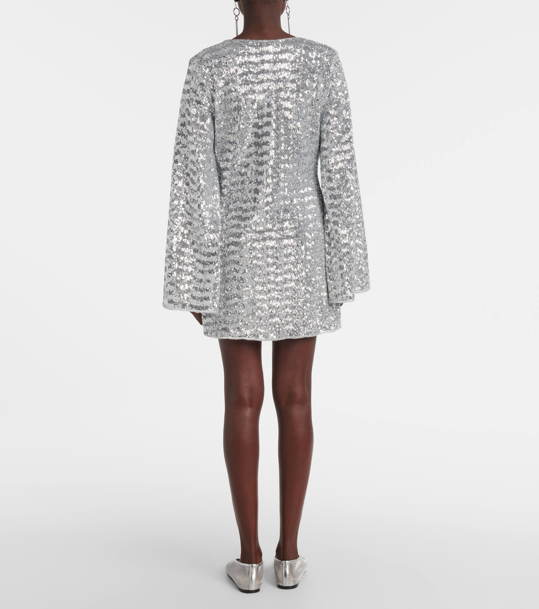 Lumière O sequined beach cover-up - 3