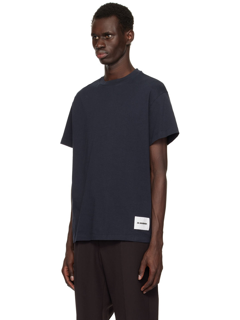Jil Sander Three-Pack Multicolor Short-Sleeved T-shirts outlook