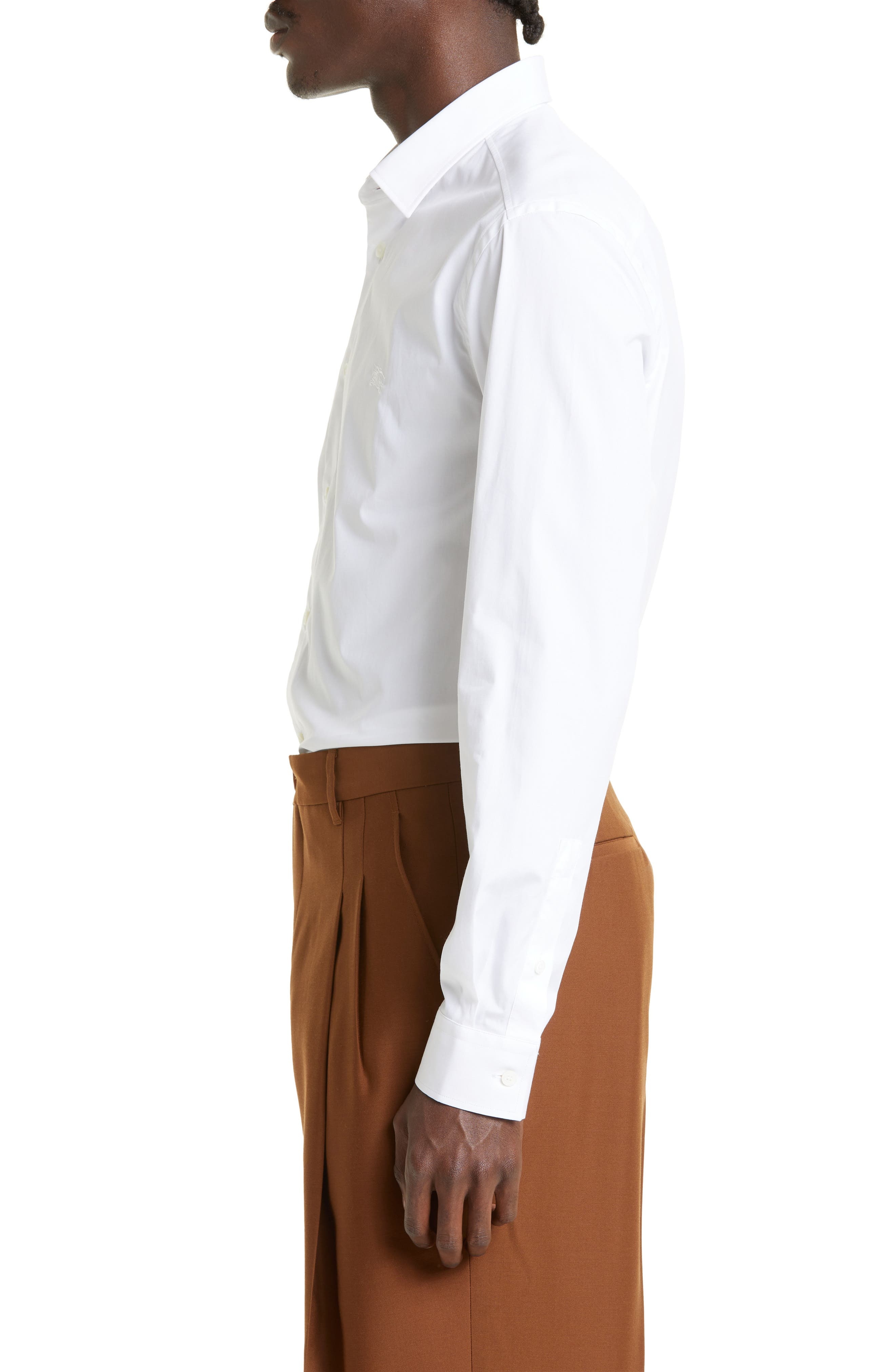 Sherfield Equestrian Knight Stretch Cotton Poplin Button-Up Shirt - 3