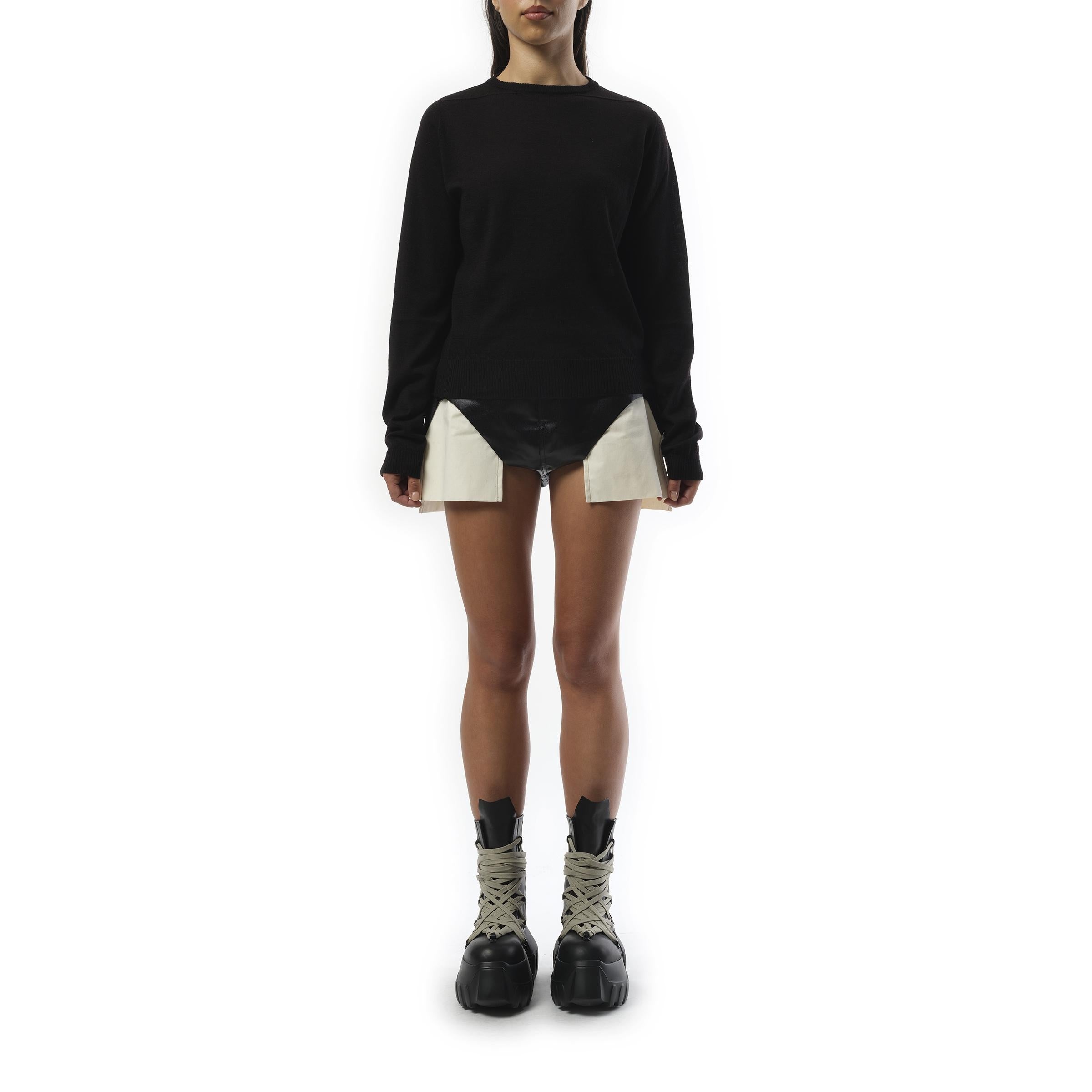 Biker Level Sweater in Black - 4