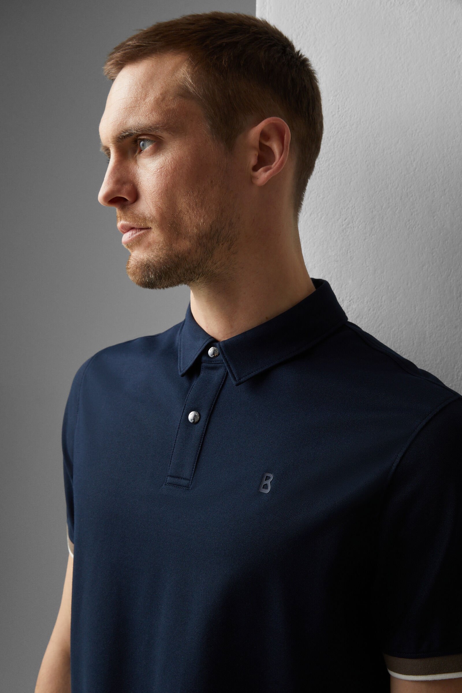 Timo Polo shirt in Navy blue - 4