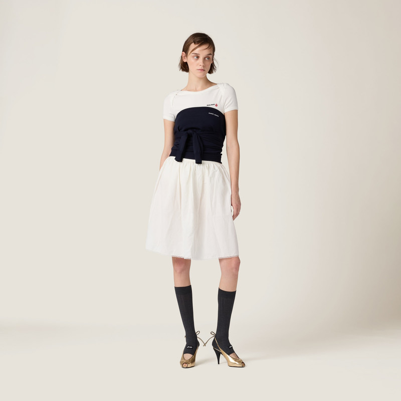 Miu Miu Petit Bateau X Miu Miu stretch jersey bodysuit outlook