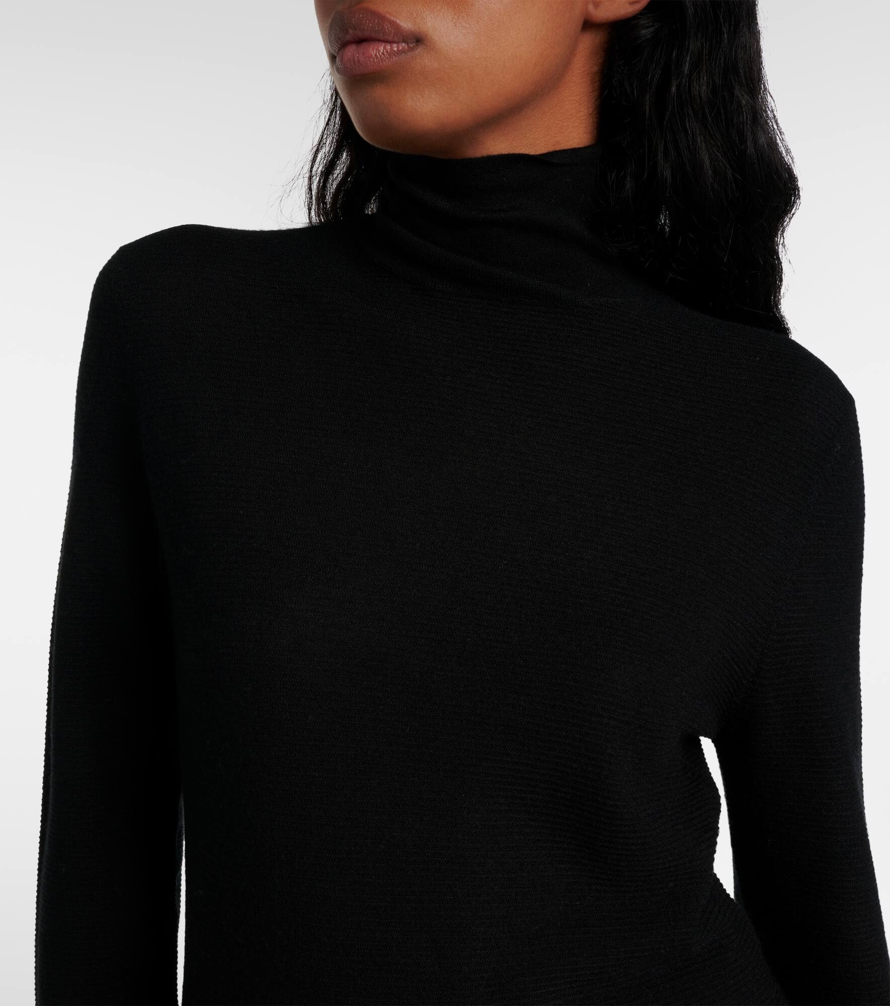 Lory ribbed-knit cashmere turtleneck sweater - 4