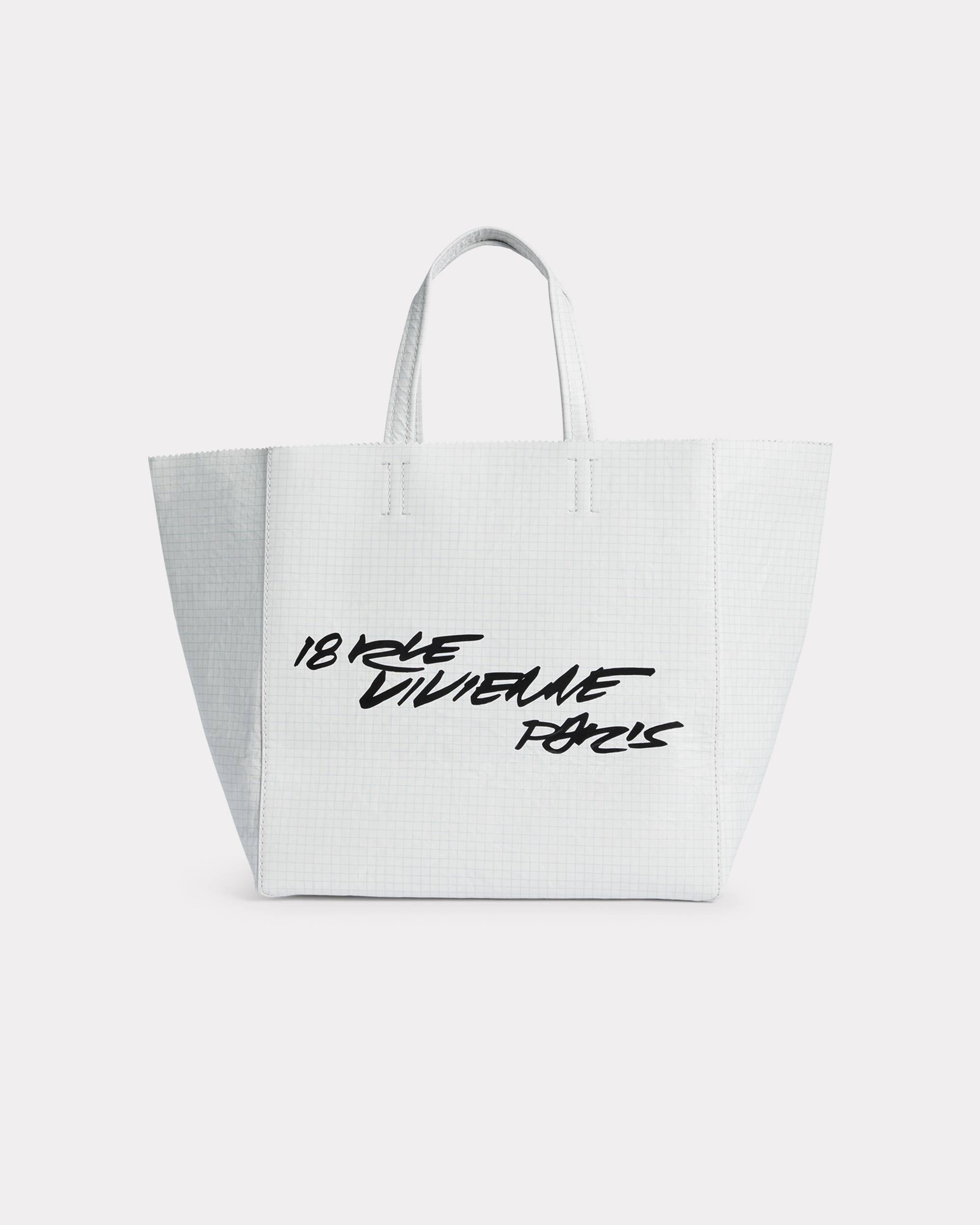 'Kenzo x Futura 2000' small tote bag 'Kenzo Paper' in leather - 2