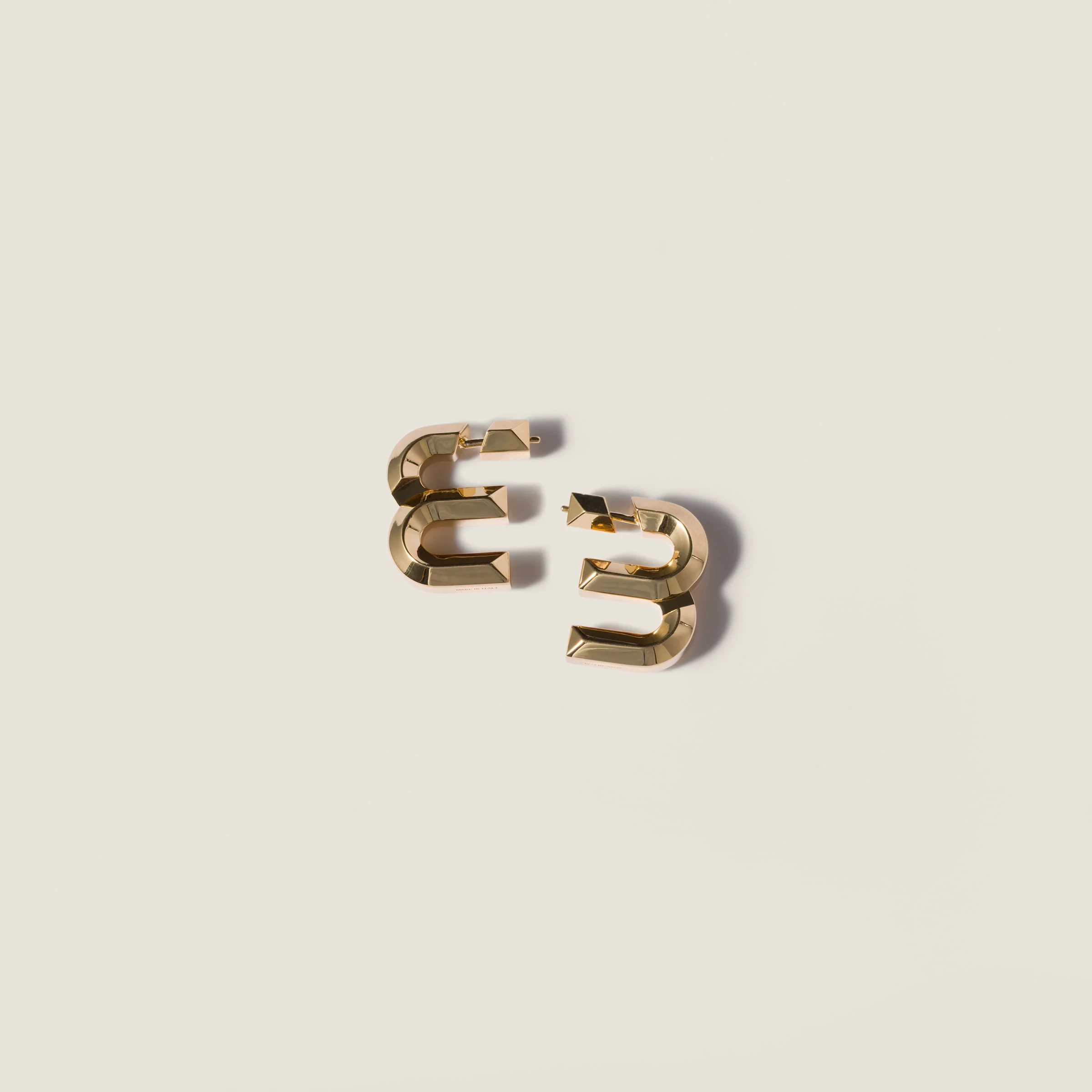 Metal earrings - 1