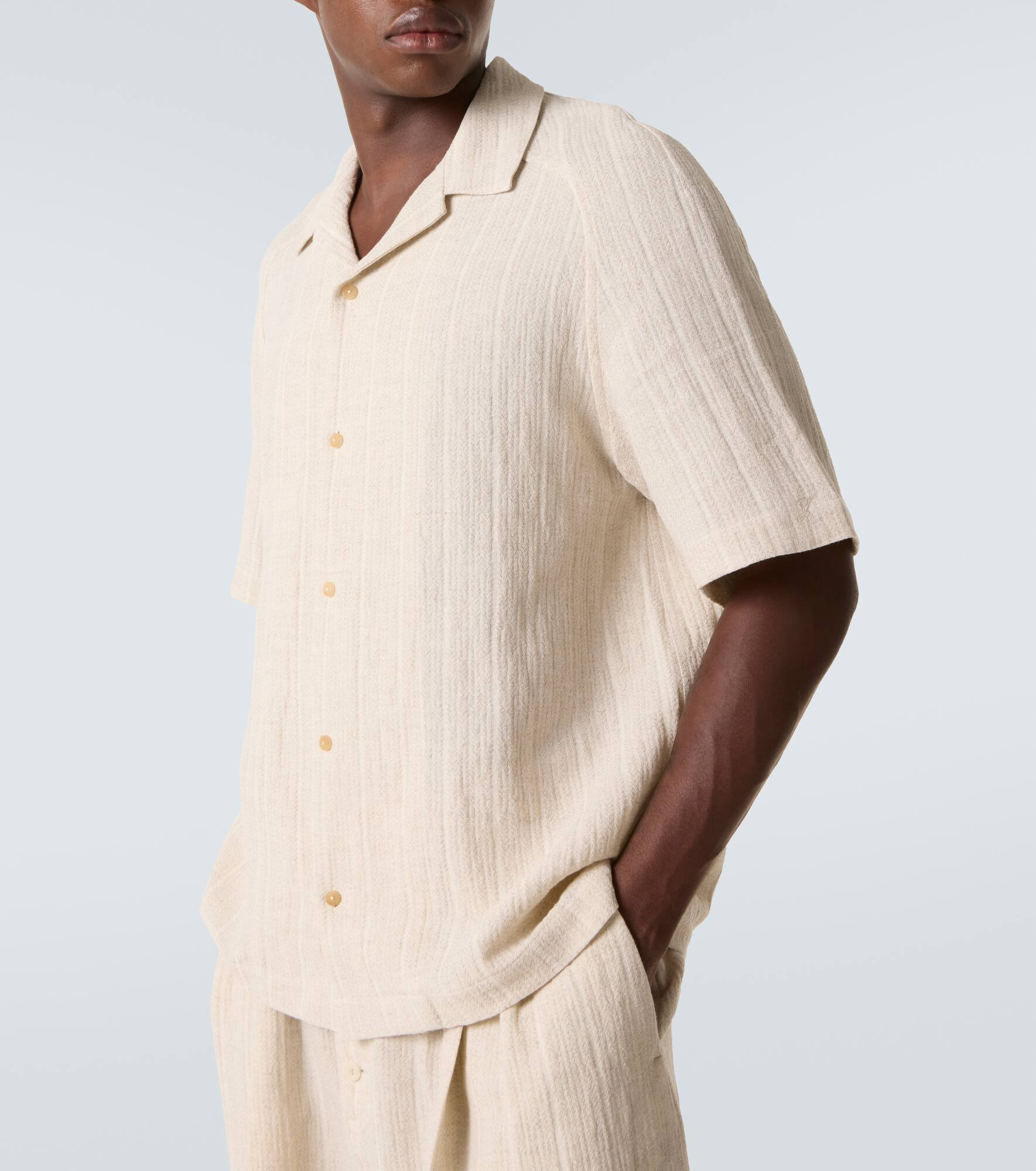 Fonccio jacquard bowling shirt - 5