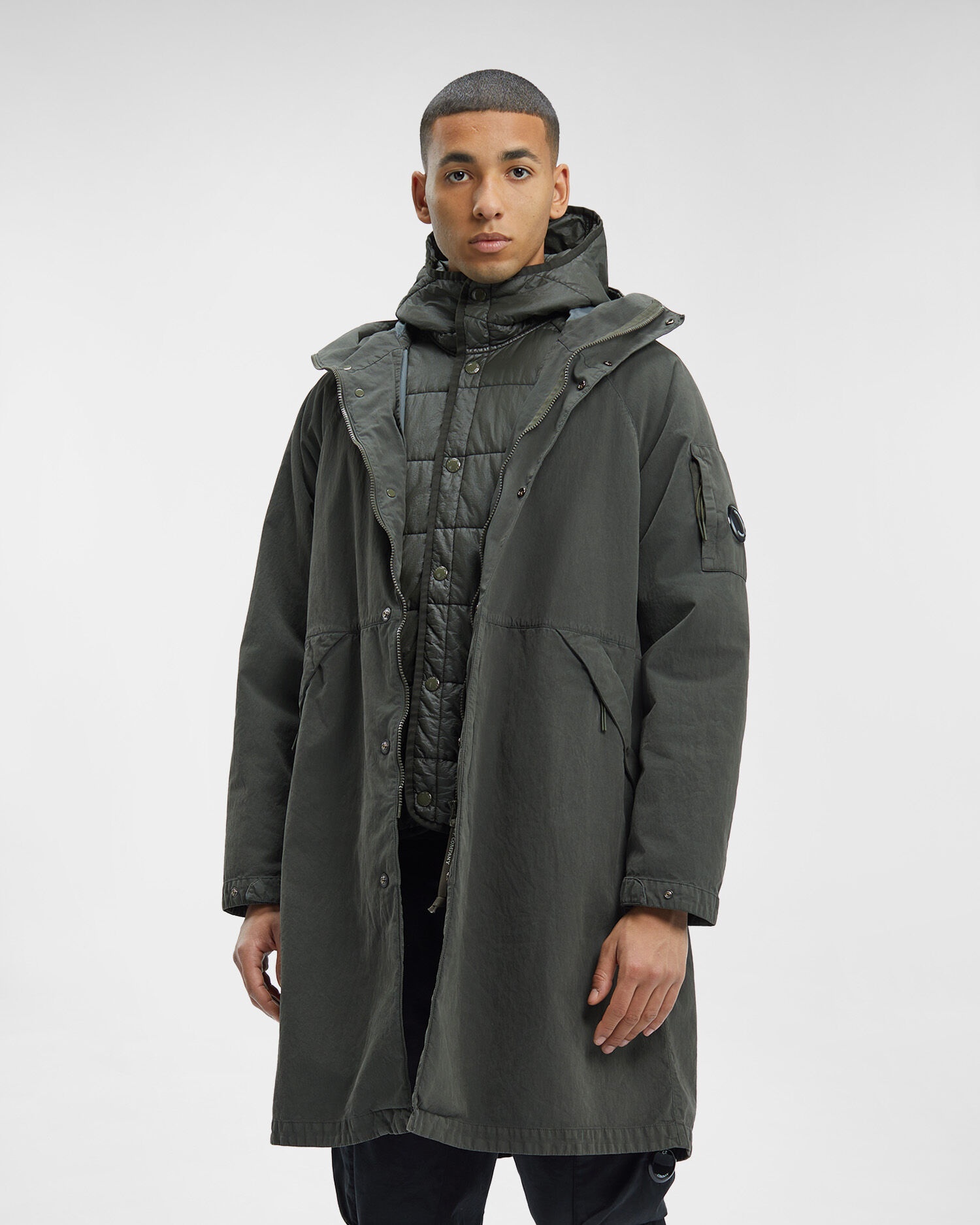 50 Fili Gommata Hooded Parka - 2
