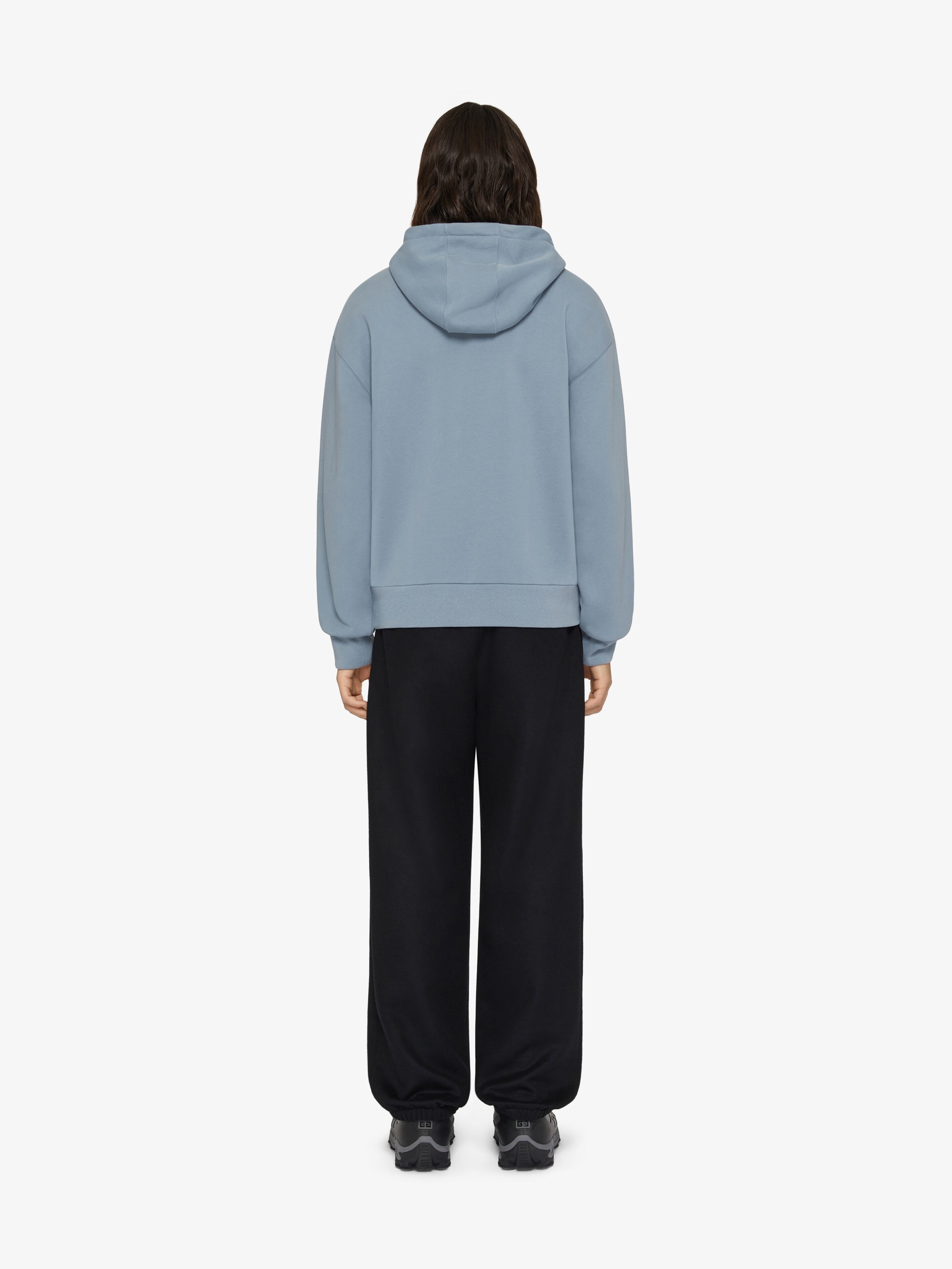ZIPPED HOODIE IN FLEECE WITH HUBERT OBJECTS EMBROIDERY - 2