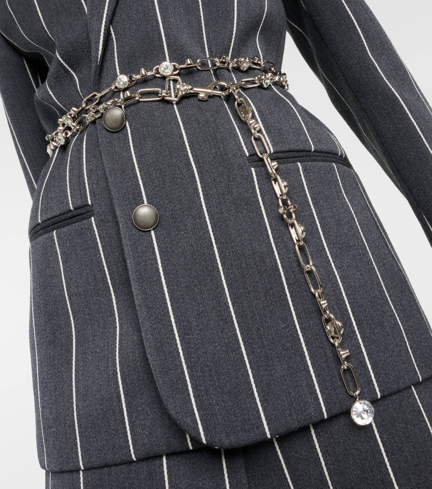 Embellished chain belt - 2