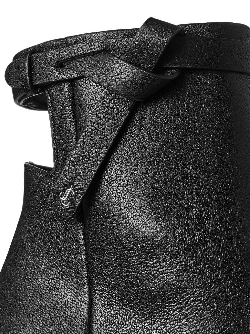 Camie knotted-strap leather ankle boots - 3
