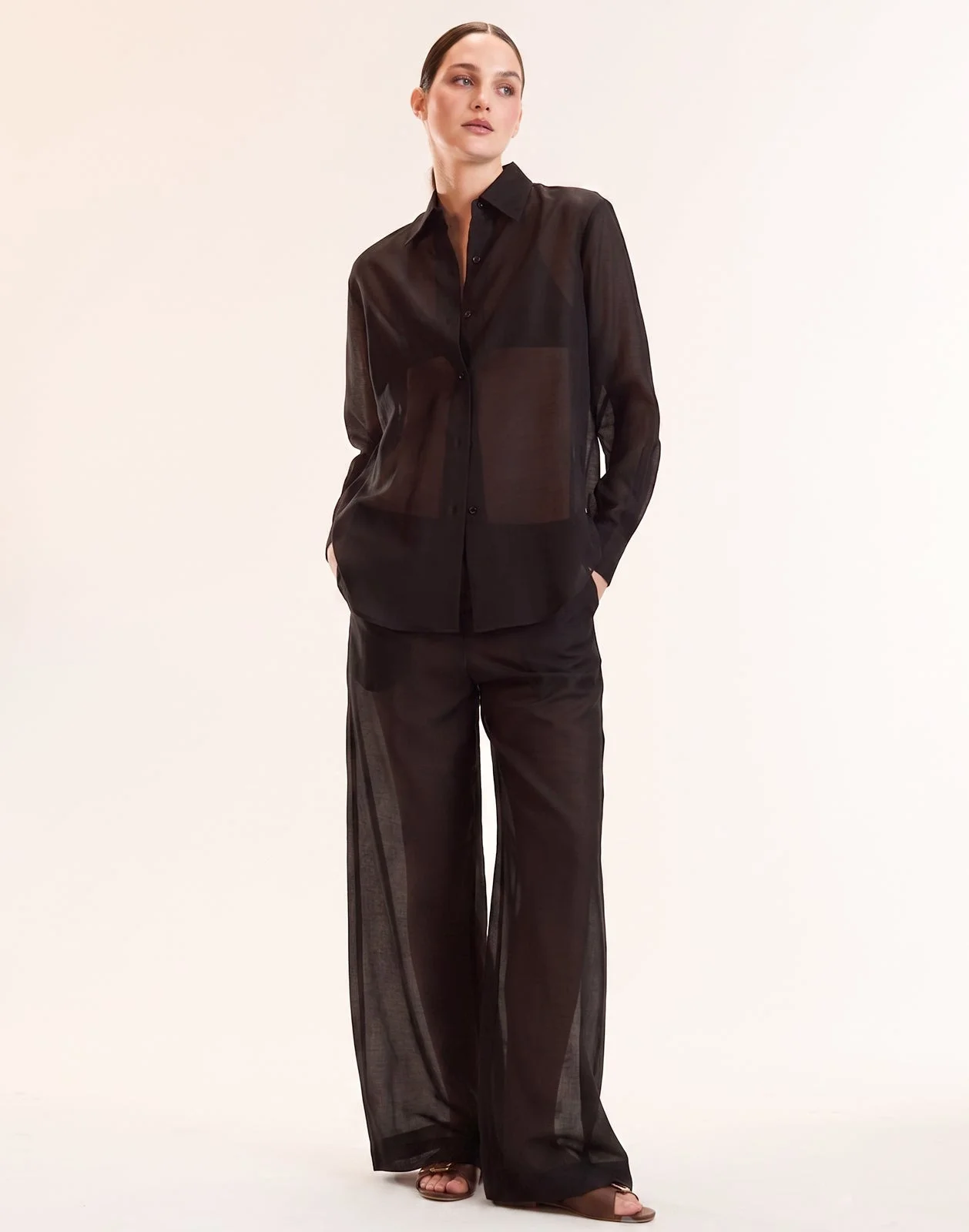 Salina Sheer Pant - 1