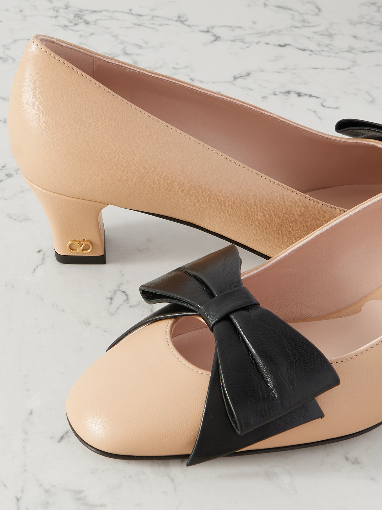 Bowow 45 Bow-embellished Leather Pumps - 4