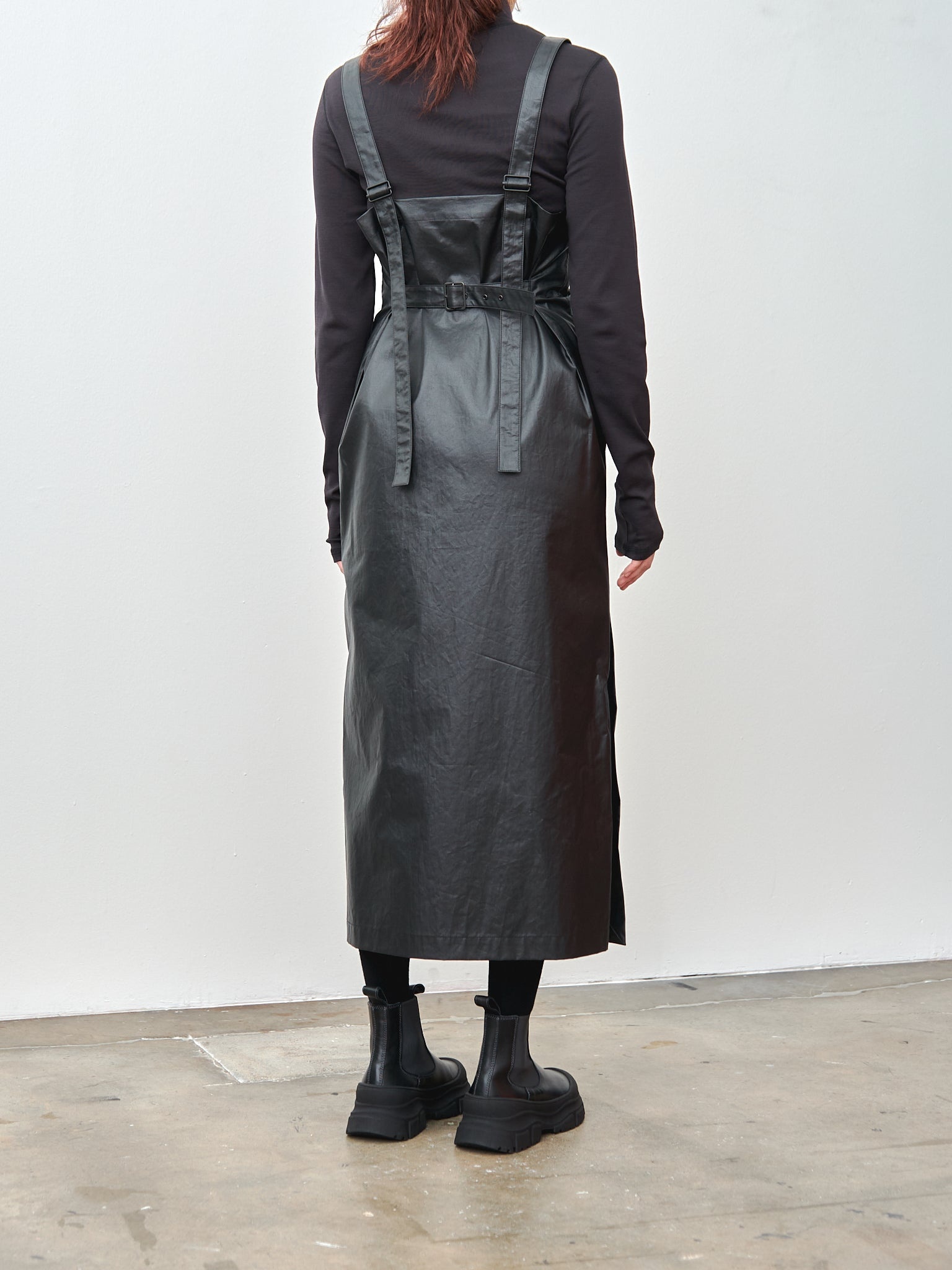 Skirt with Straps - Ash Black - 2