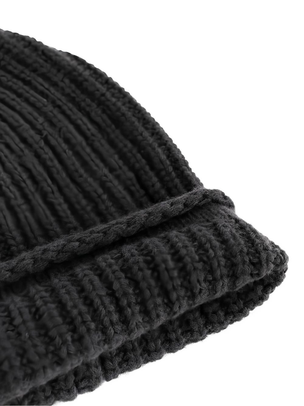 ribbed roll-up beanie - 3