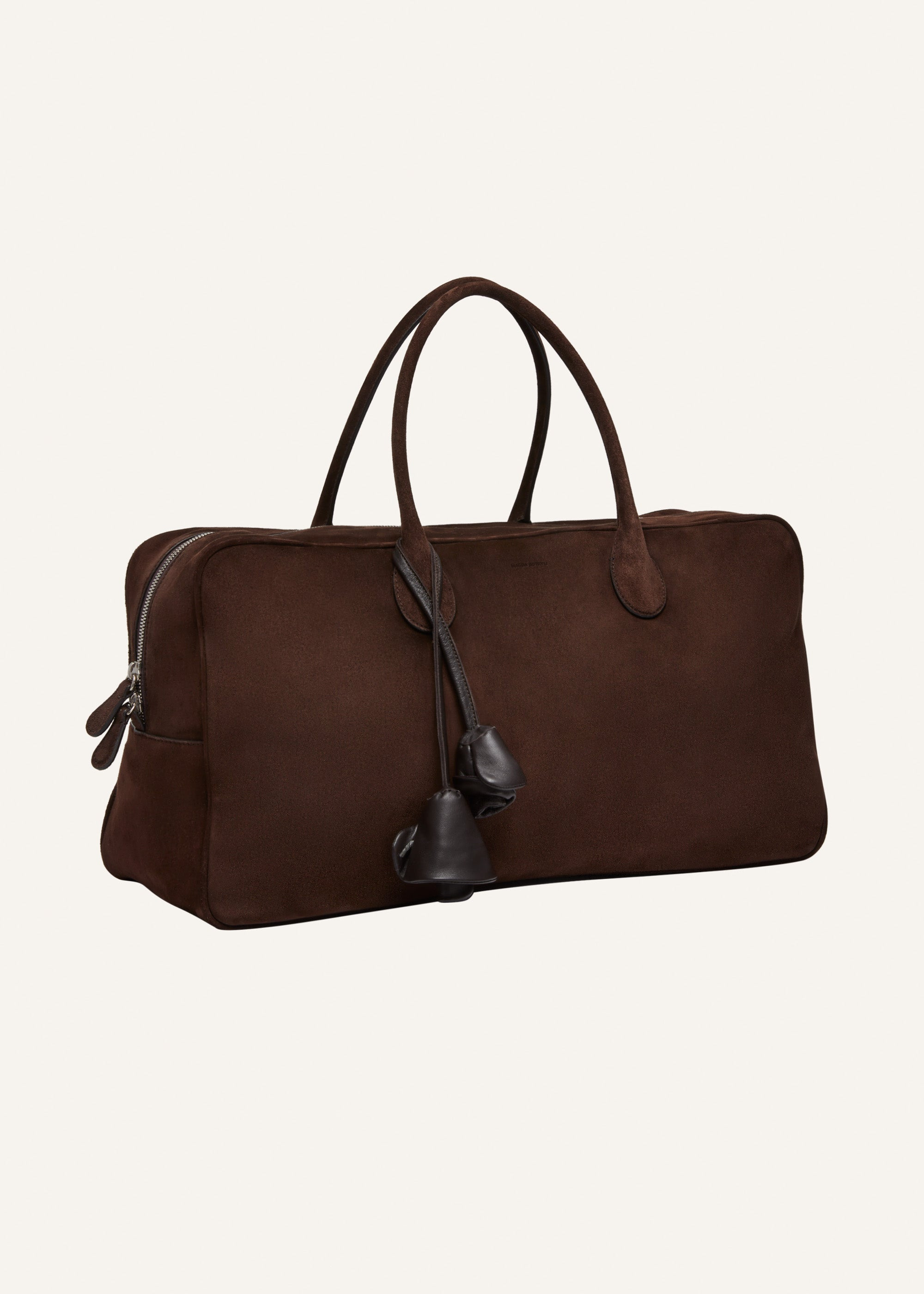 Large Brigitte bag in brown suede - 2
