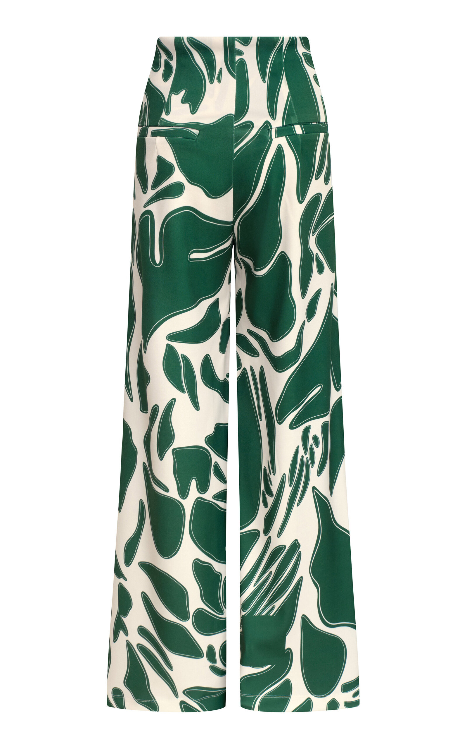 Luz De Si Scuba Wide-Leg Pants green - 3