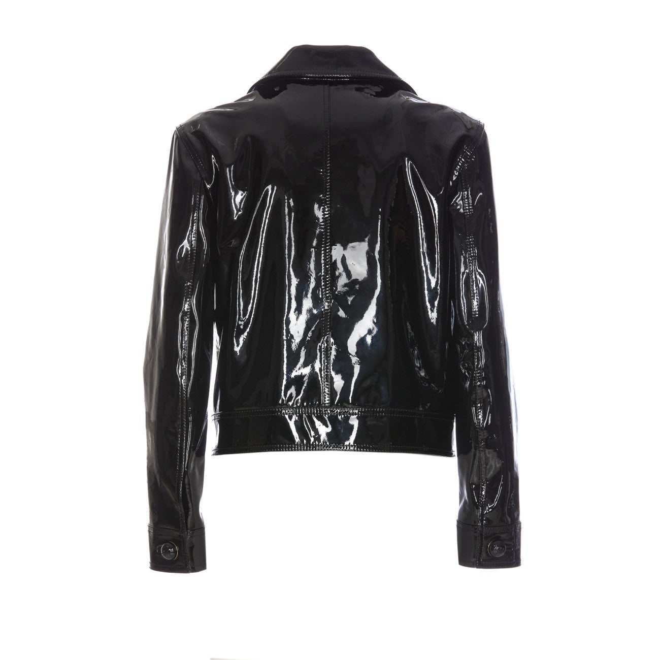 アウターその他 Celine PATENT LAMBSKIN STRAIGHT FIT JACKET CELINE Celine Women Patent Lambskin Straight Fit Jacket