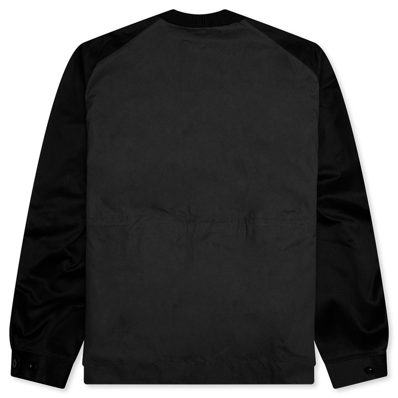 sacai COTTON CHINO MIX PULLOVER - BLACK outlook
