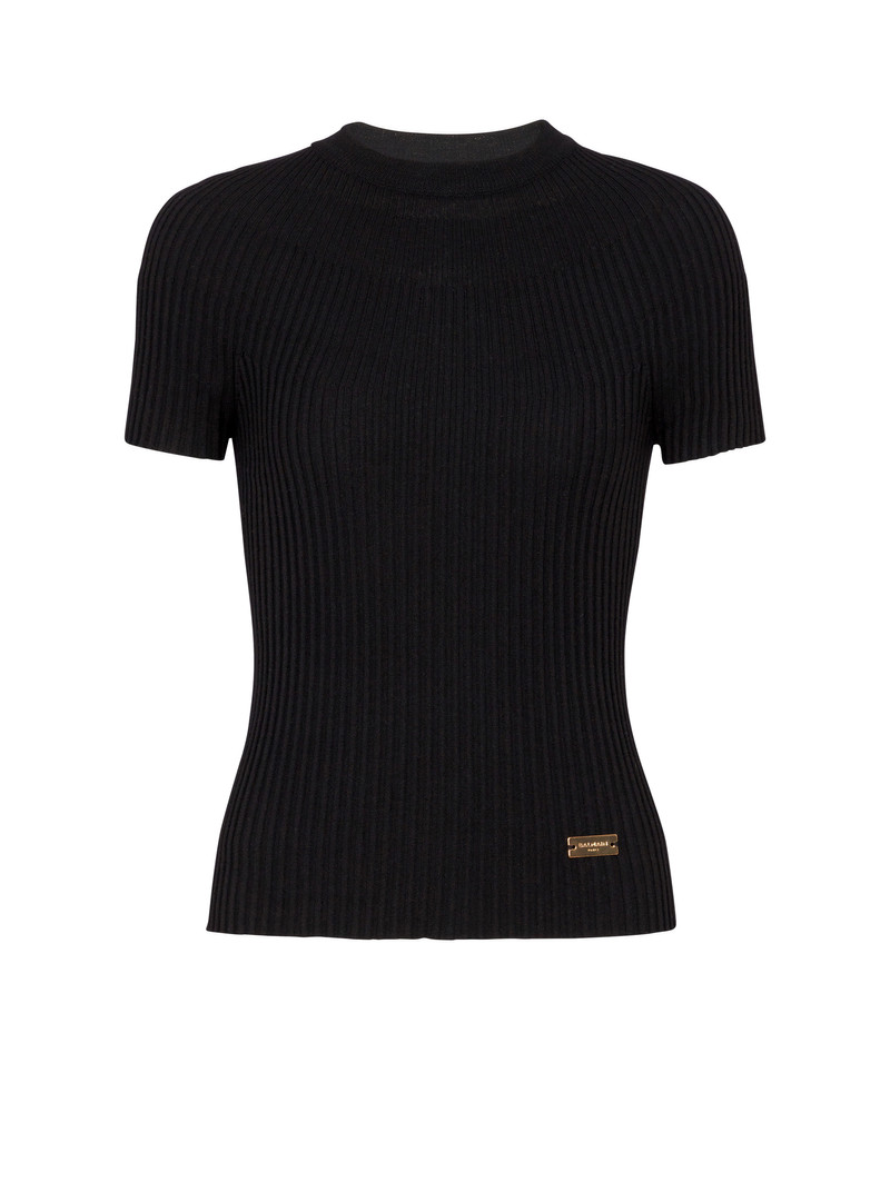 Ribbed knit top 1